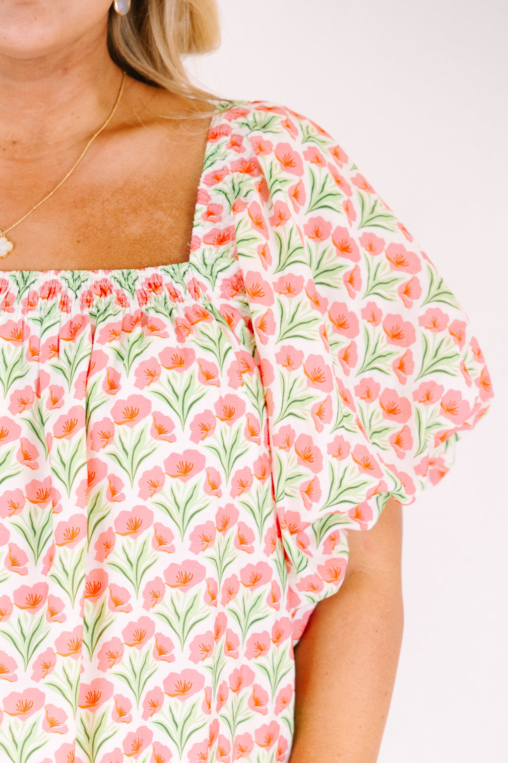 Cozy Love Top, Pink Floral