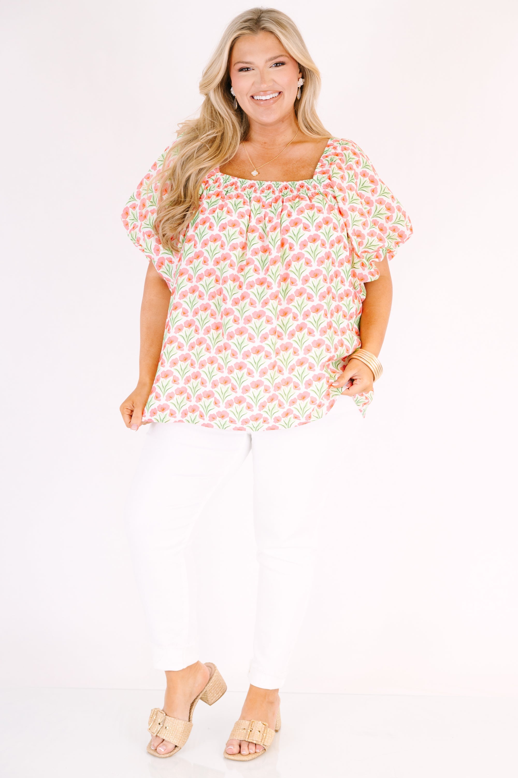 Cozy Love Top, Pink Floral