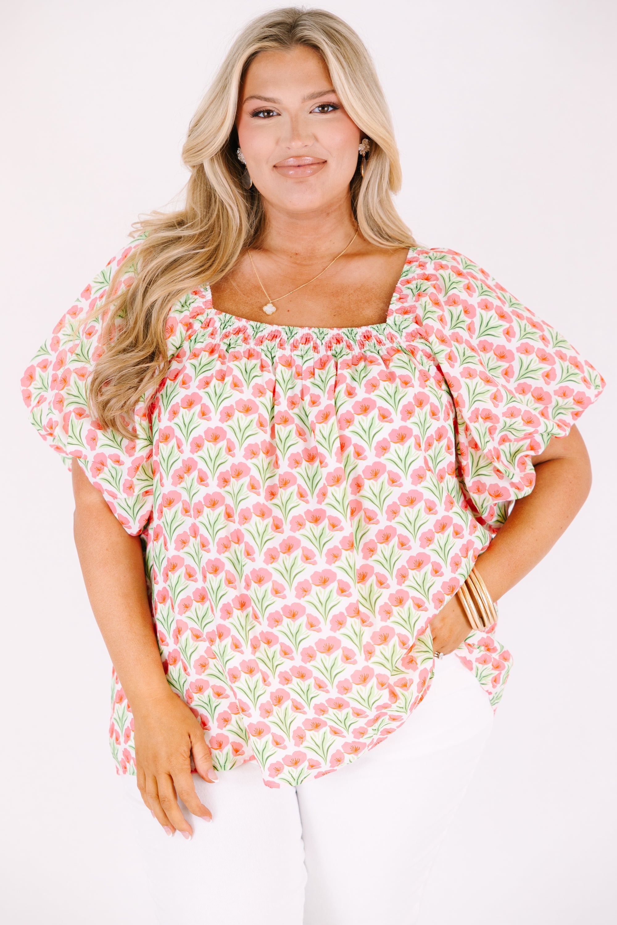 Cozy Love Top, Pink Floral