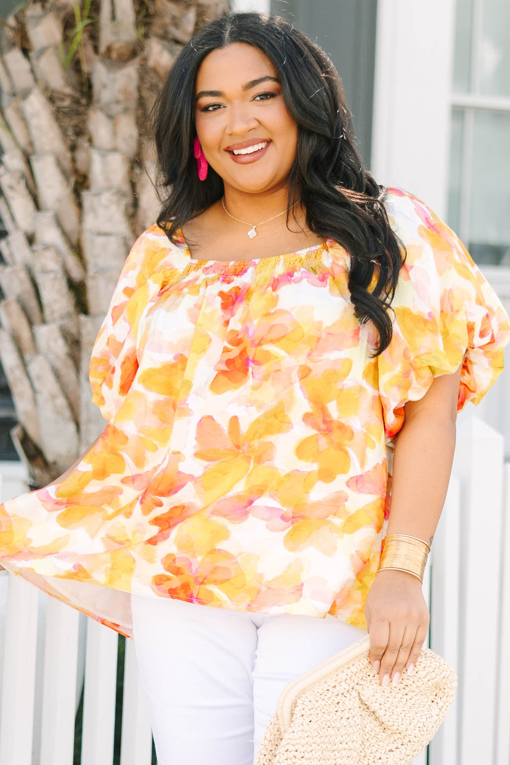 Cozy Love Top, Yellow Watercolor