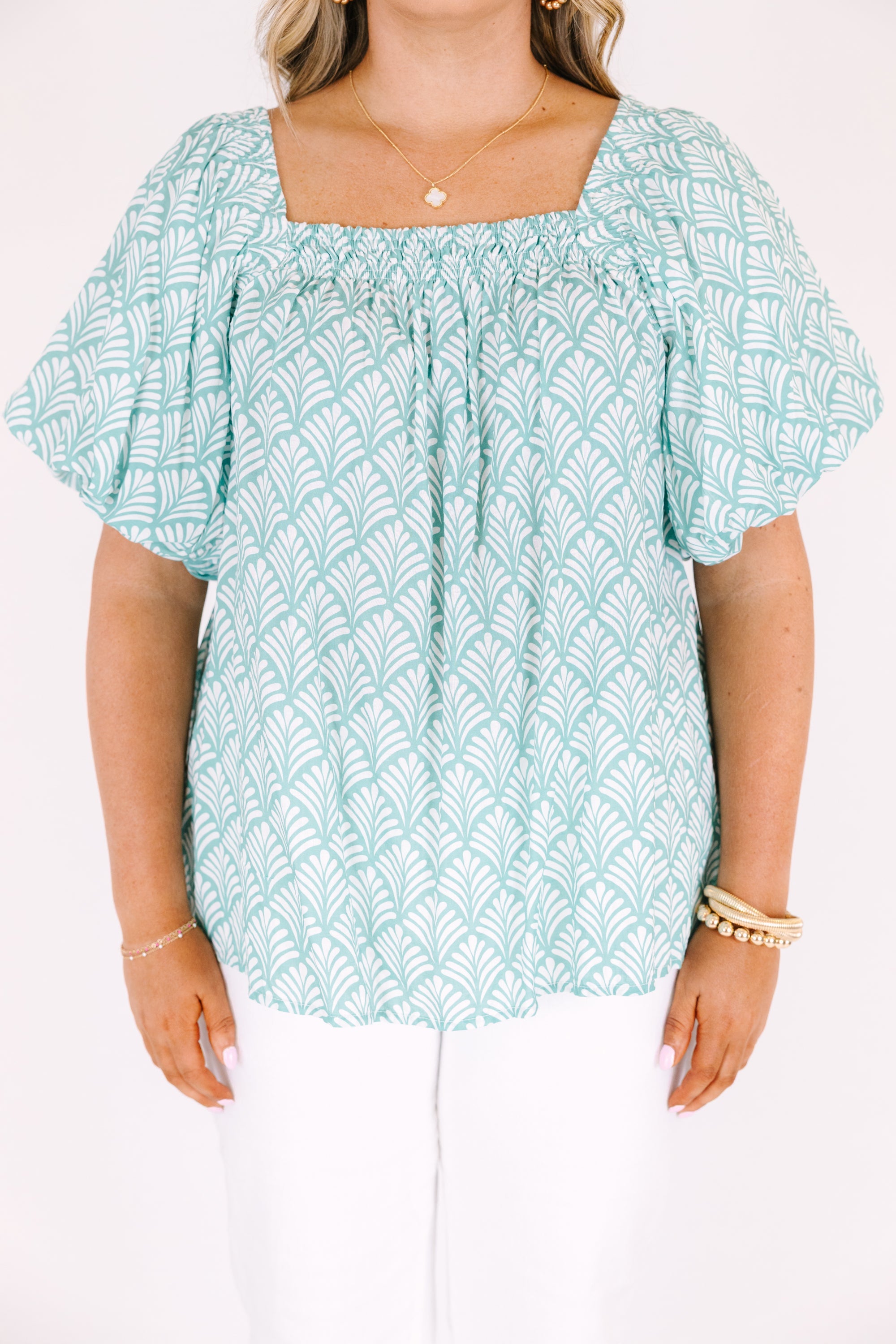Cozy Love Top, Turquoise