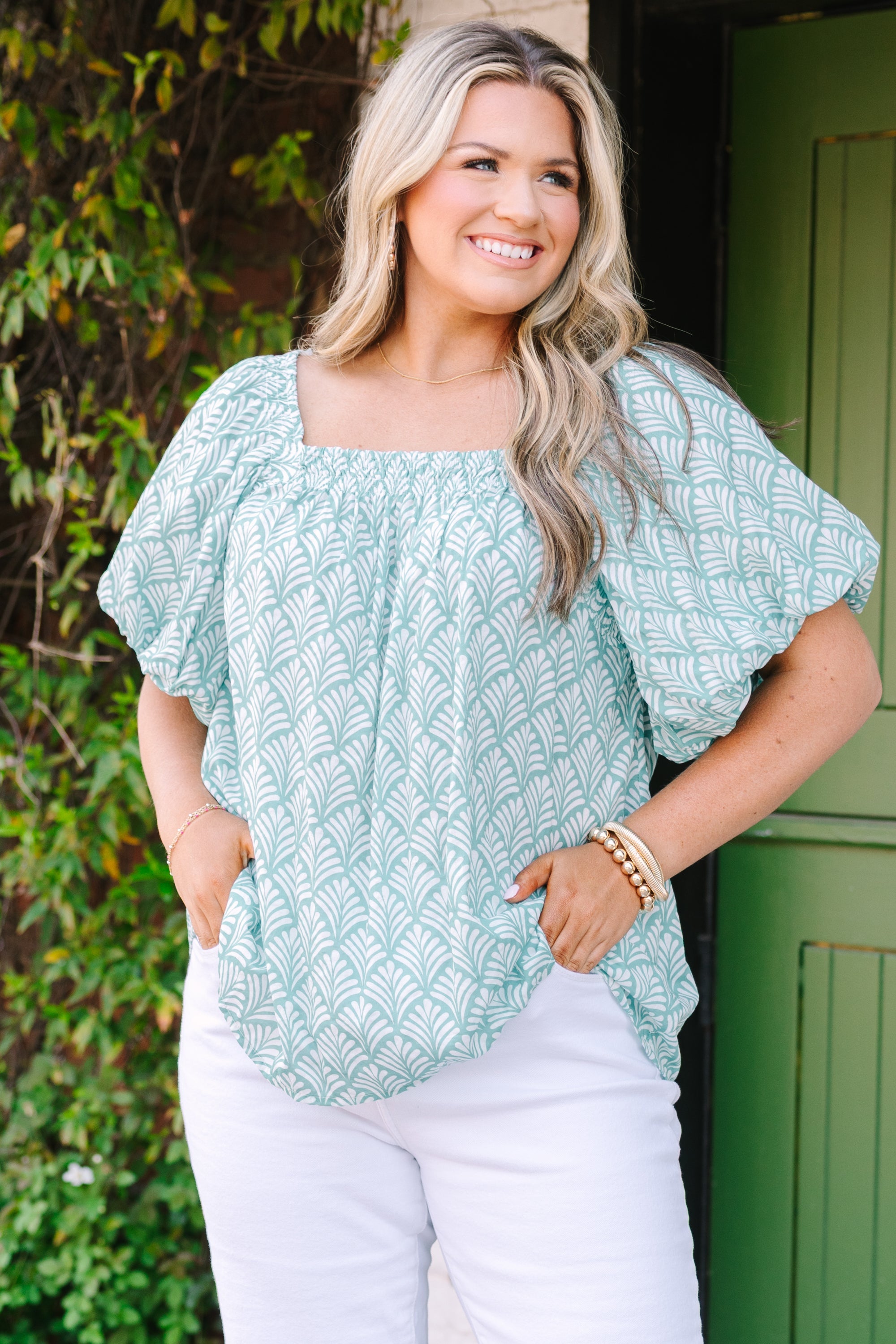 Cozy Love Top, Turquoise