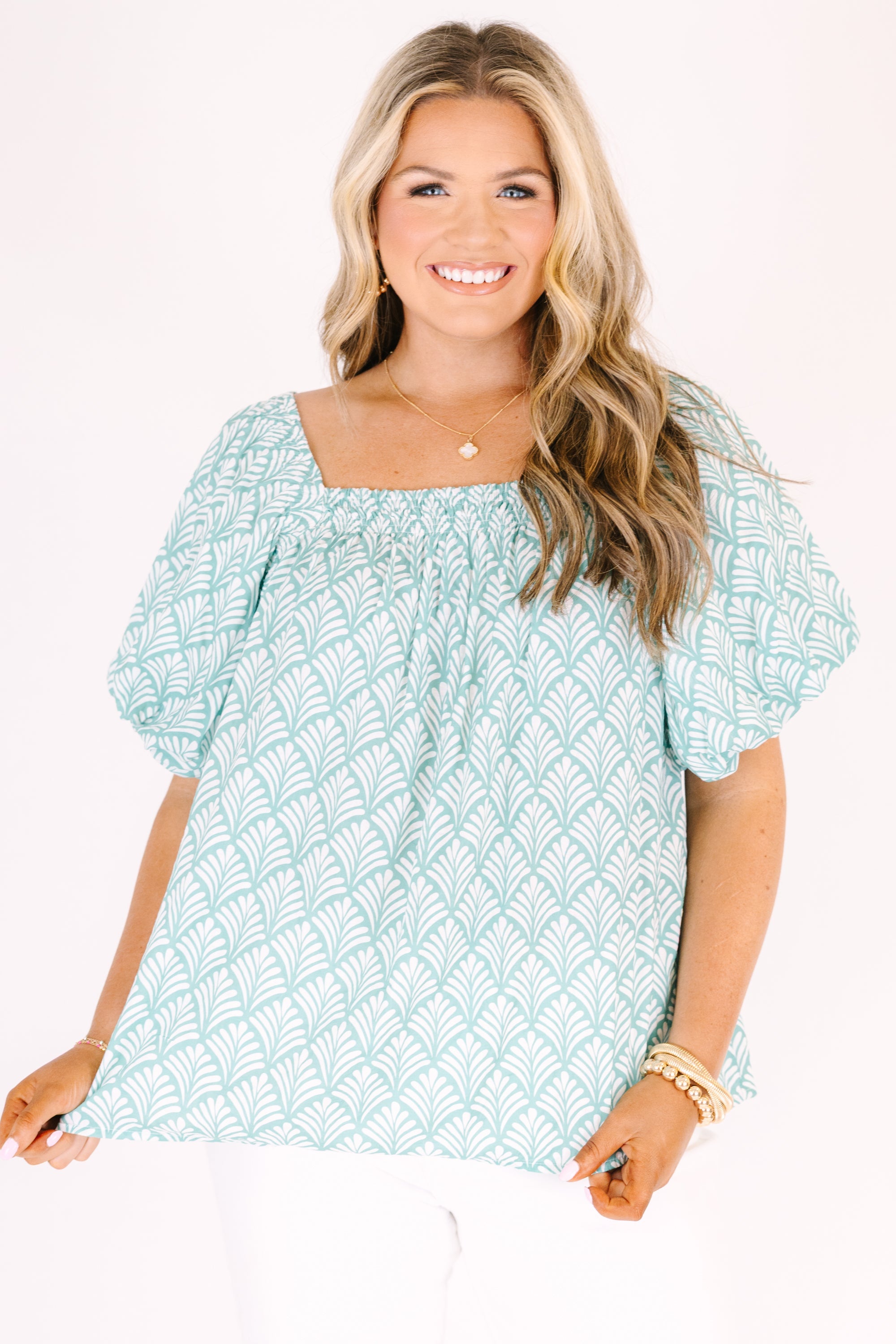 Cozy Love Top, Turquoise