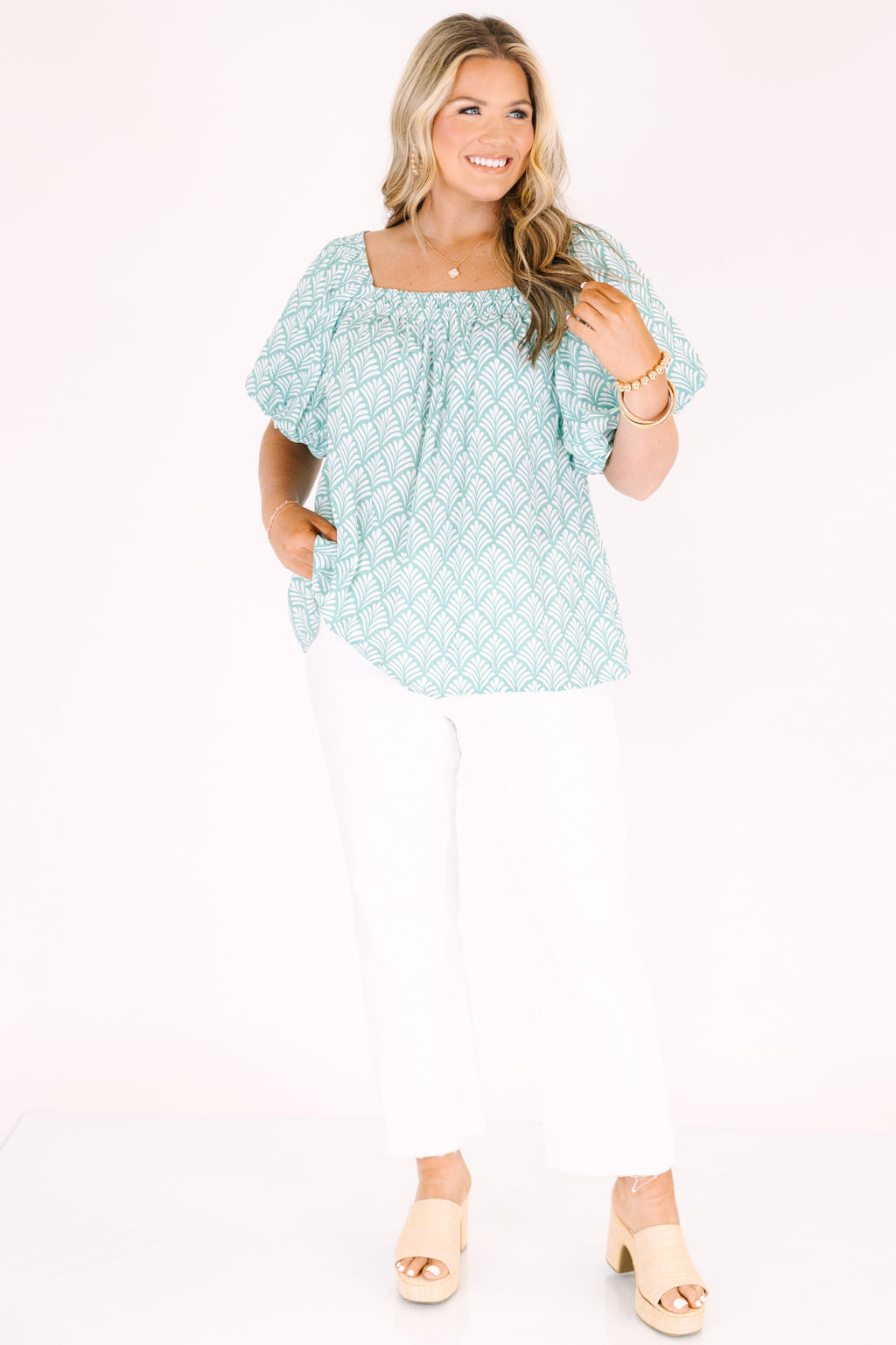 Cozy Love Top, Turquoise