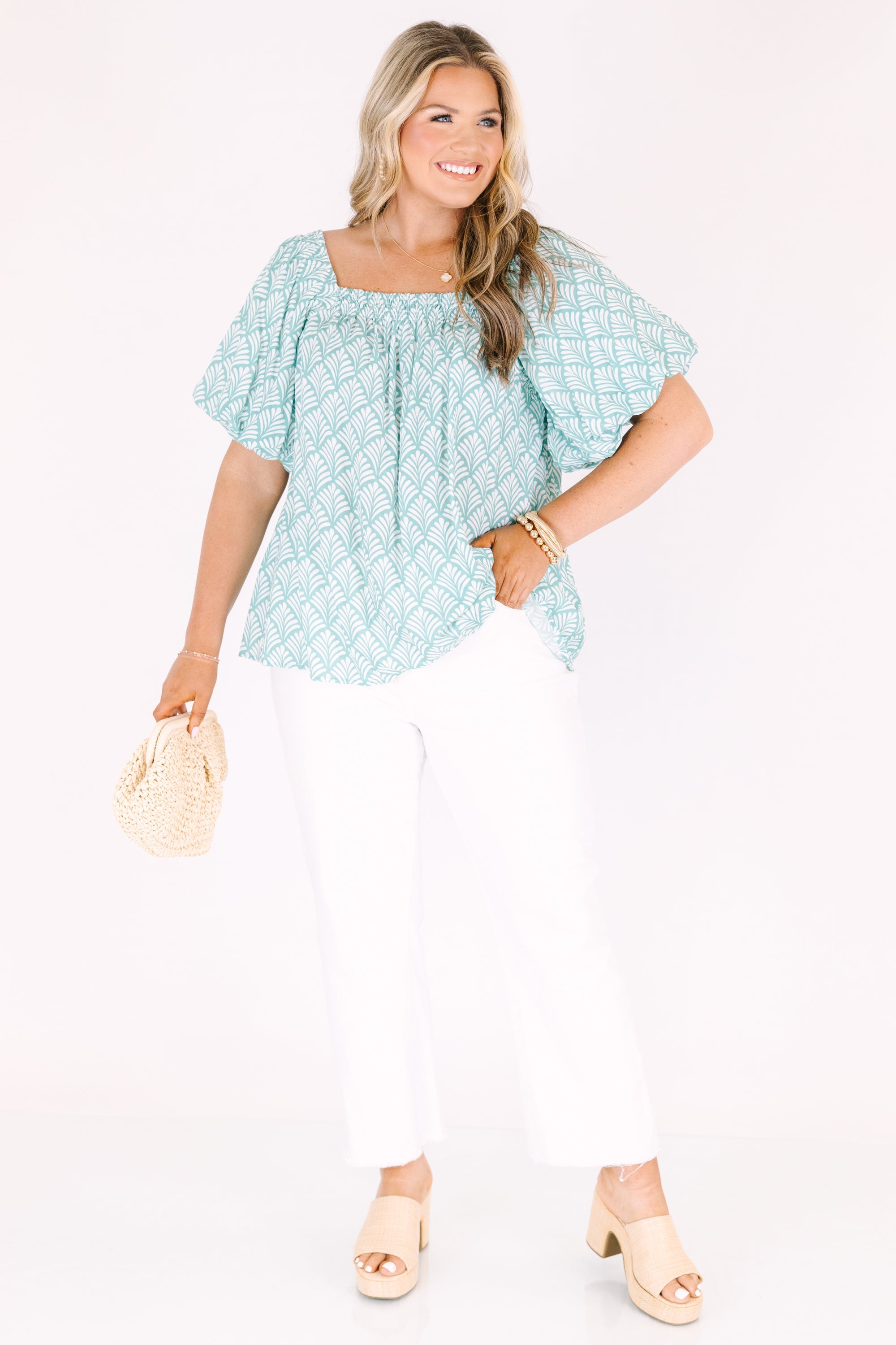 Cozy Love Top, Turquoise