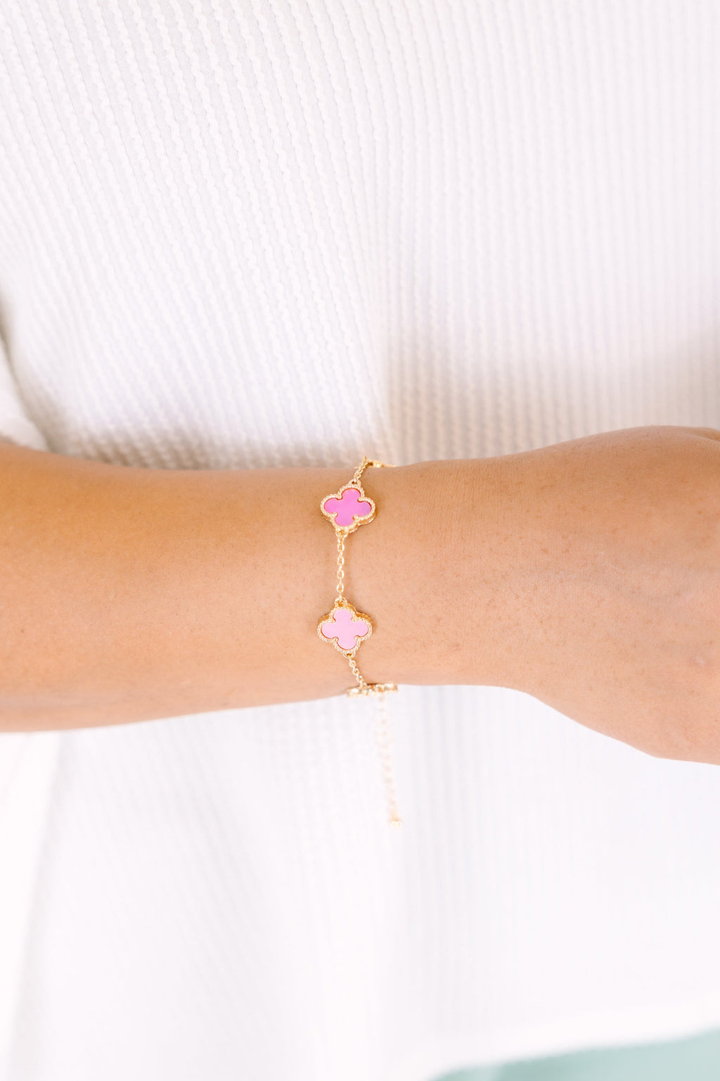 Crazy For You Bracelet, Pink