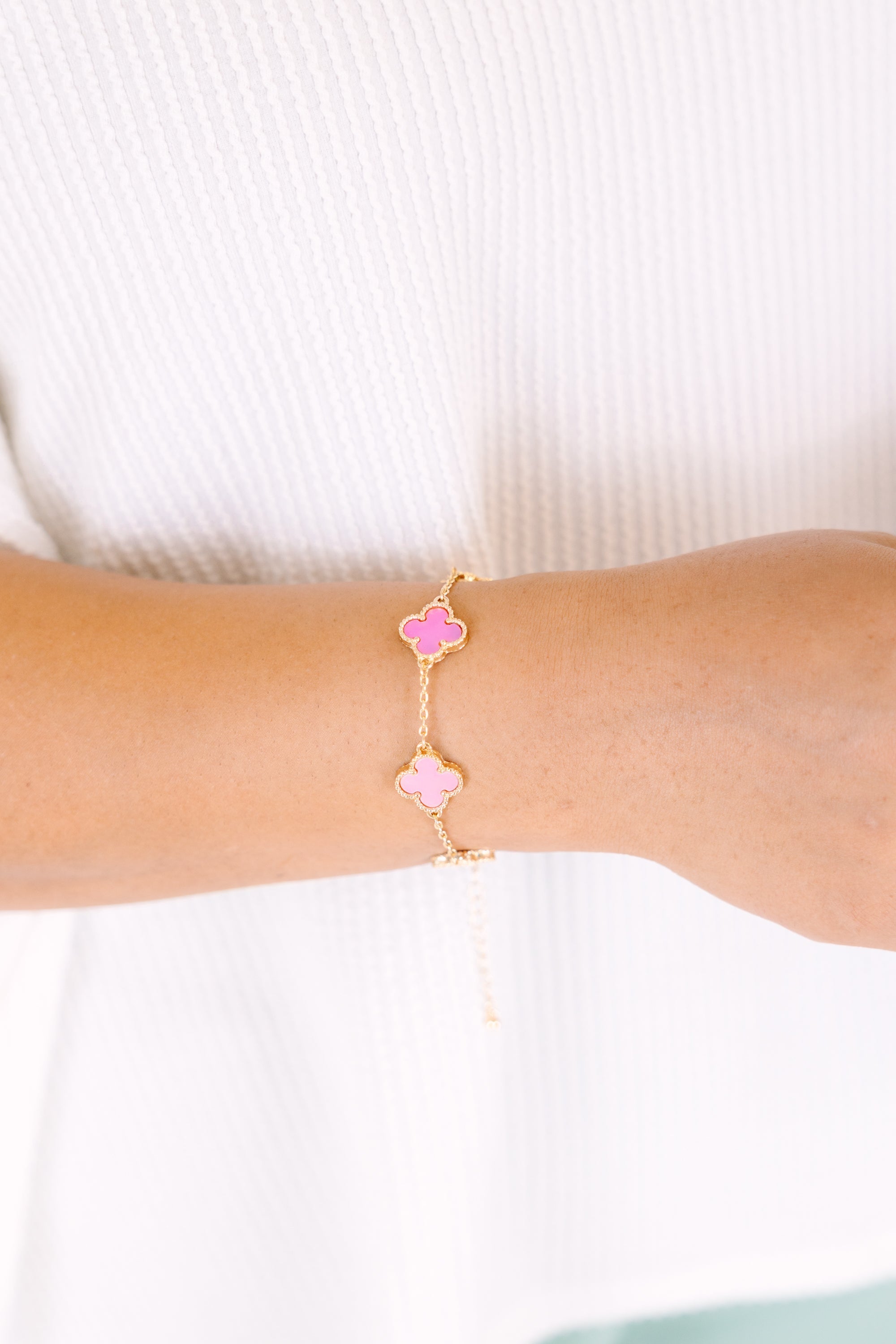 Crazy For You Bracelet, Pink