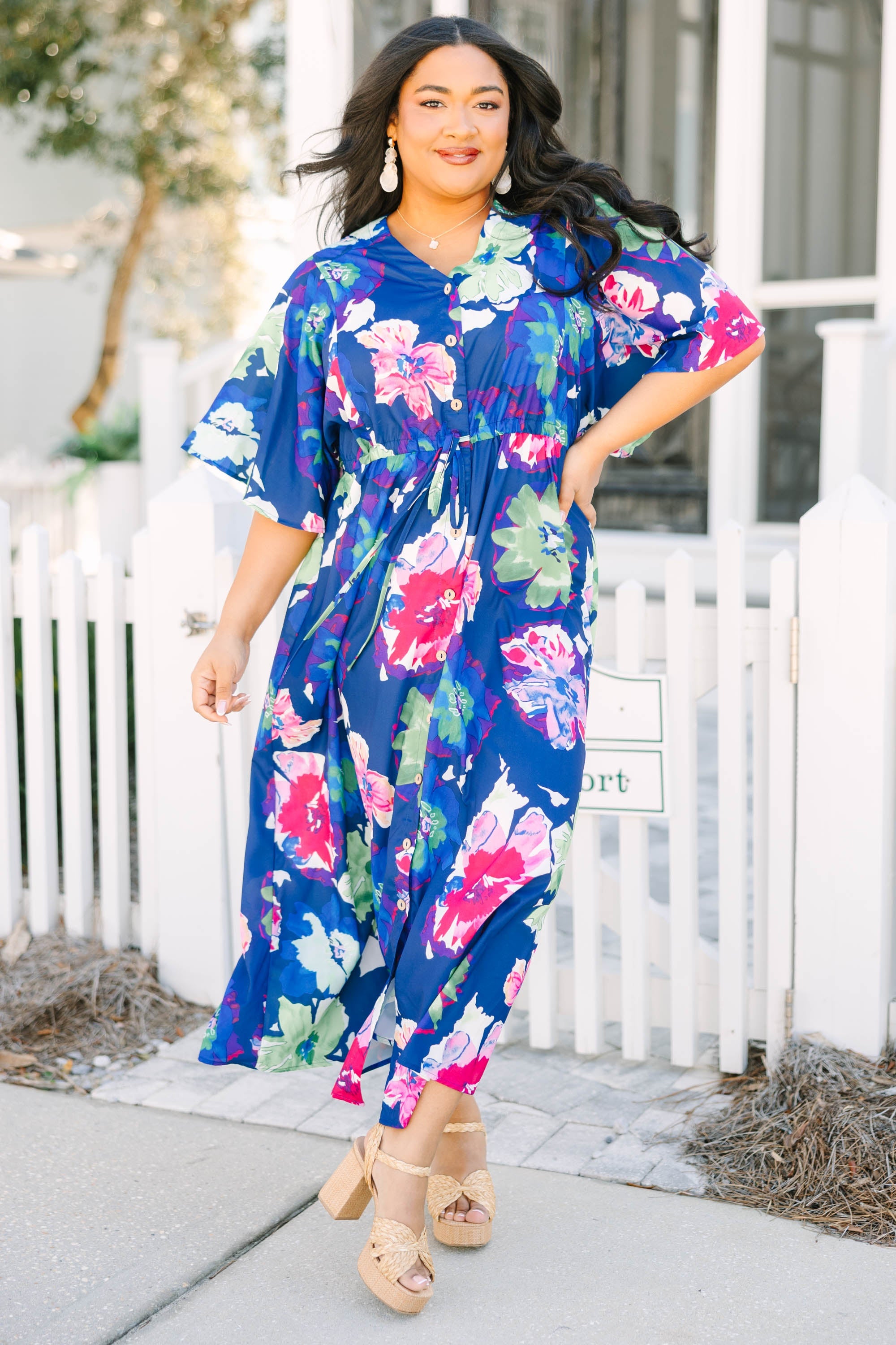 Creative Dreamer Dress, Royal Blue