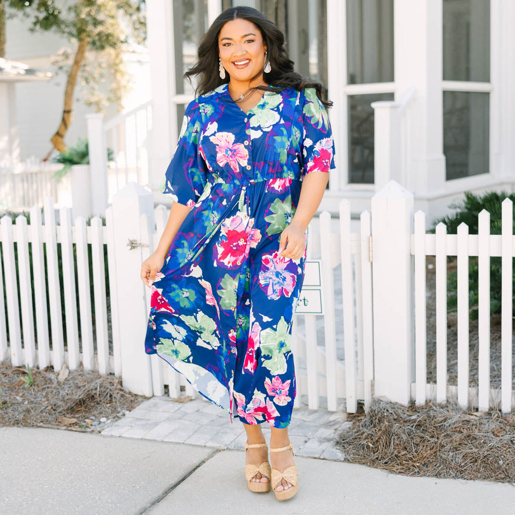 Creative Dreamer Dress, Royal Blue