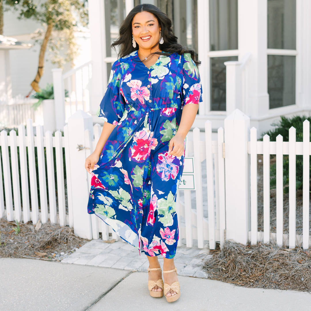 Creative Dreamer Dress, Royal Blue