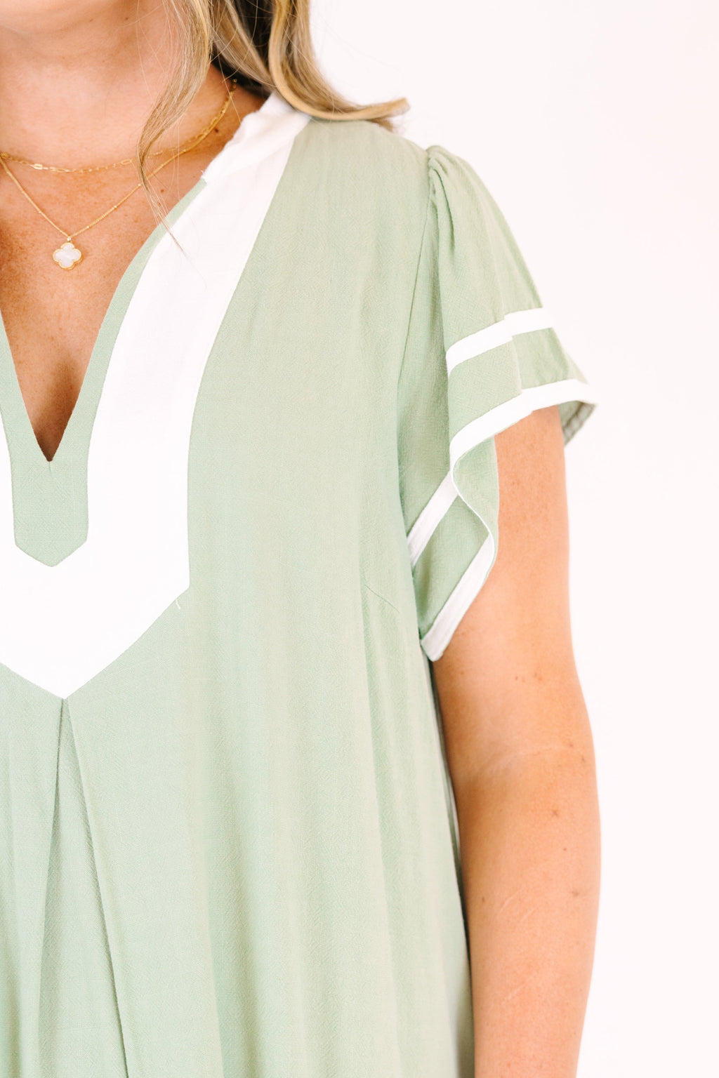 Cute With A Kick Dress, Sage