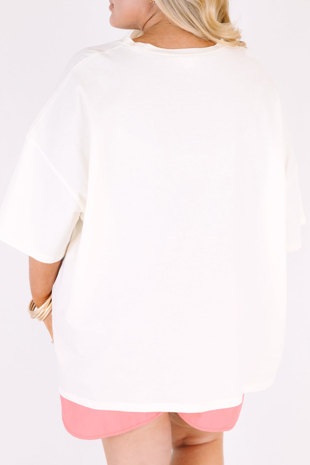 Daisy Mama Boyfriend Tee, Ivory