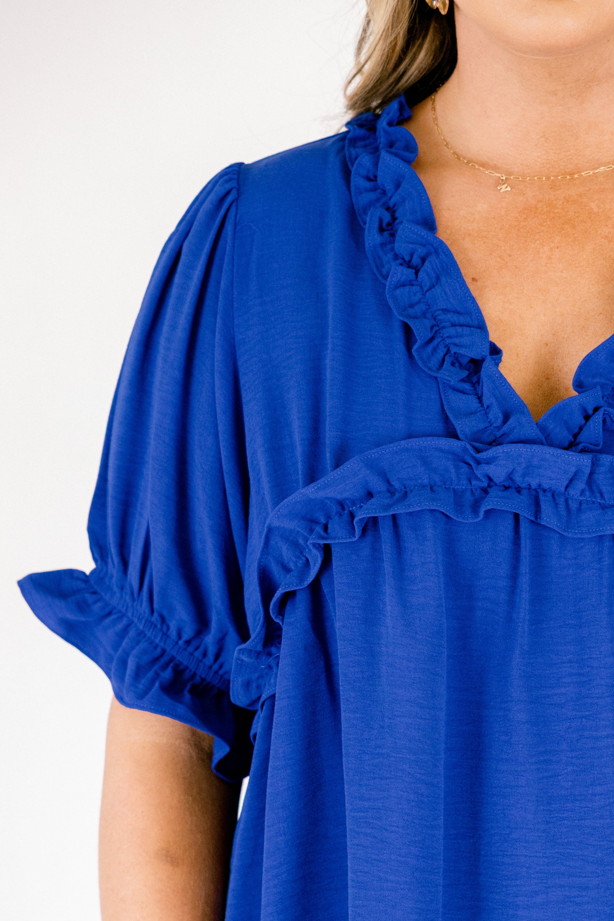 Dancing For Fun Top, Blue