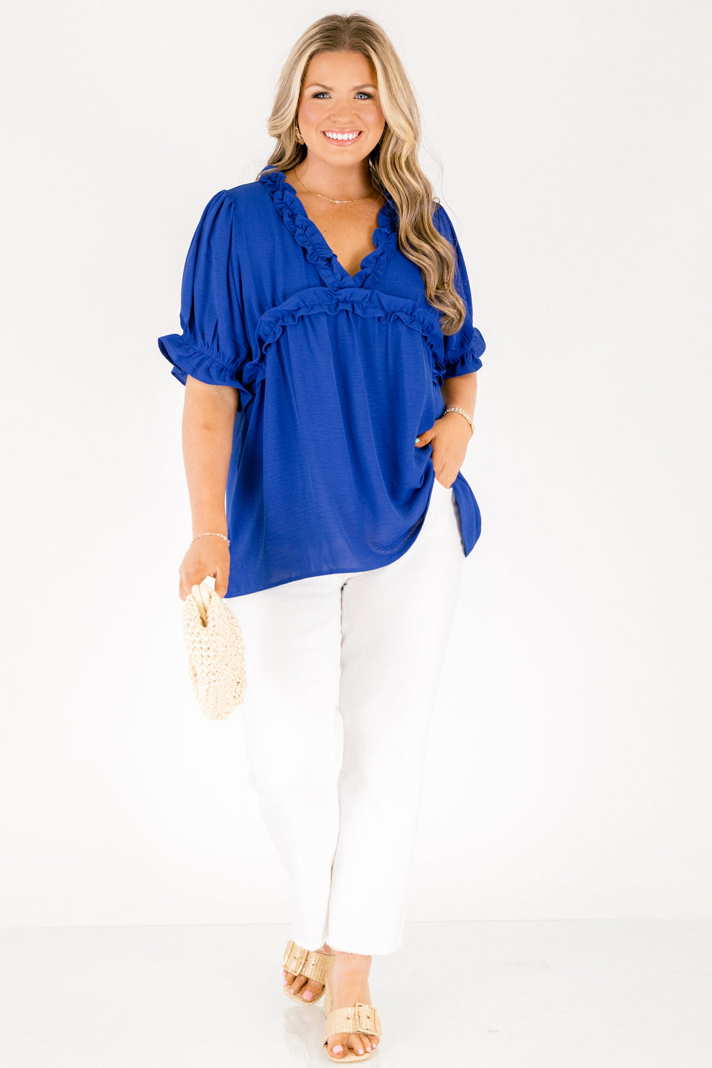 Dancing For Fun Top, Blue