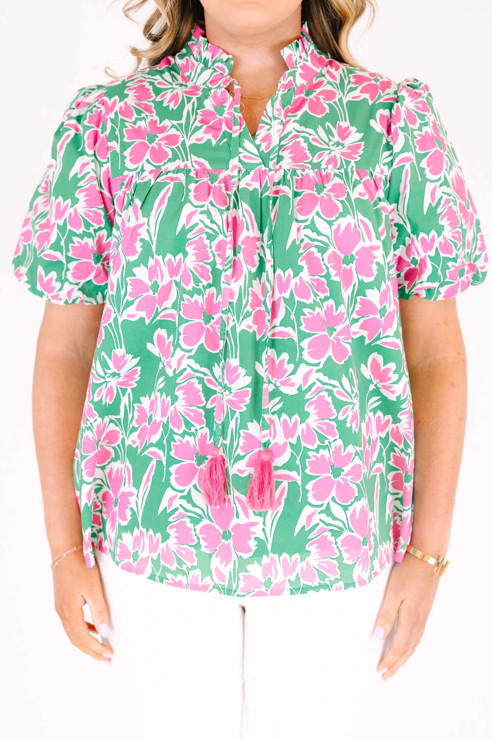 Daydreamer Top, Purple-Green