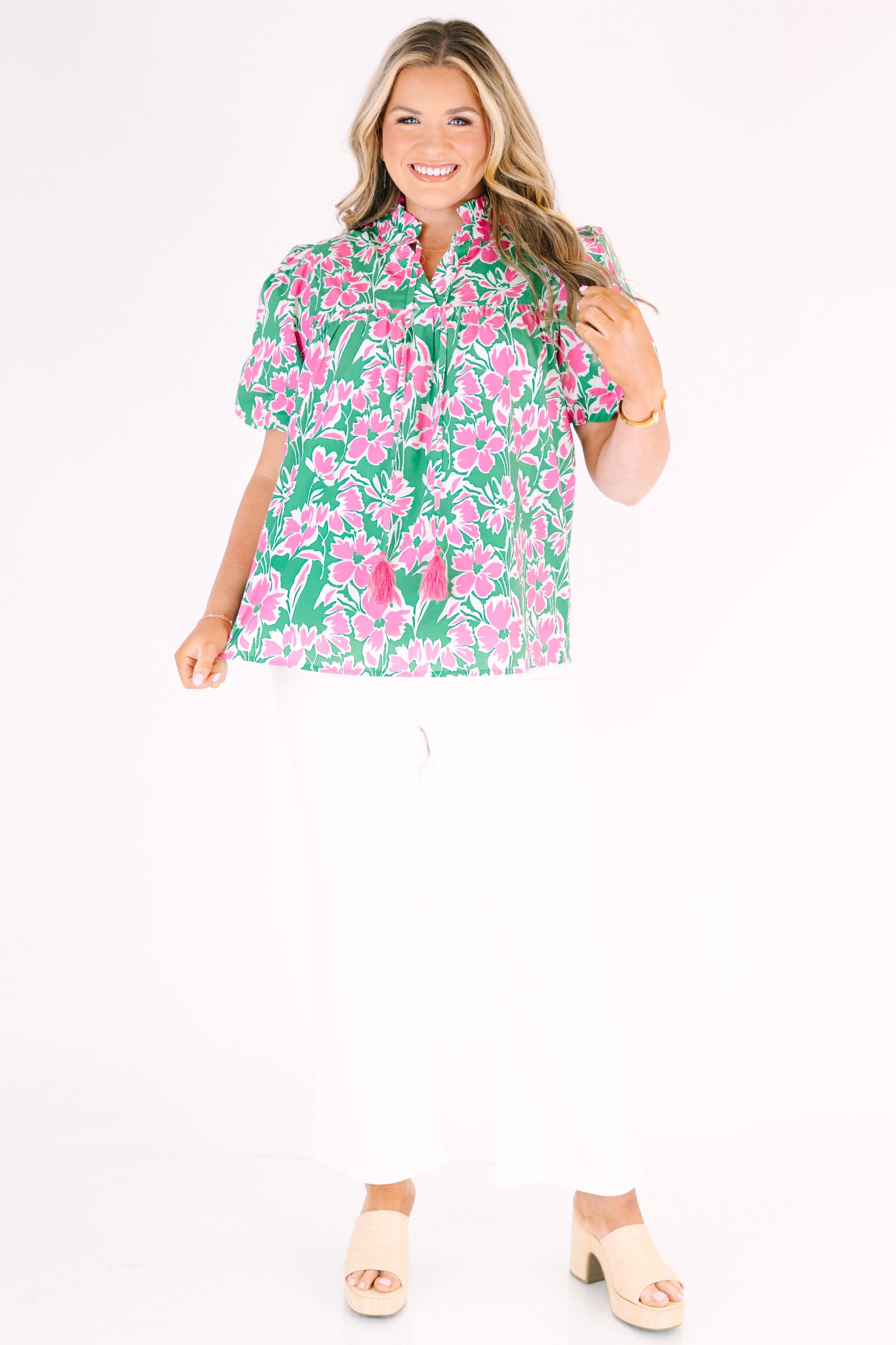 Daydreamer Top, Purple-Green