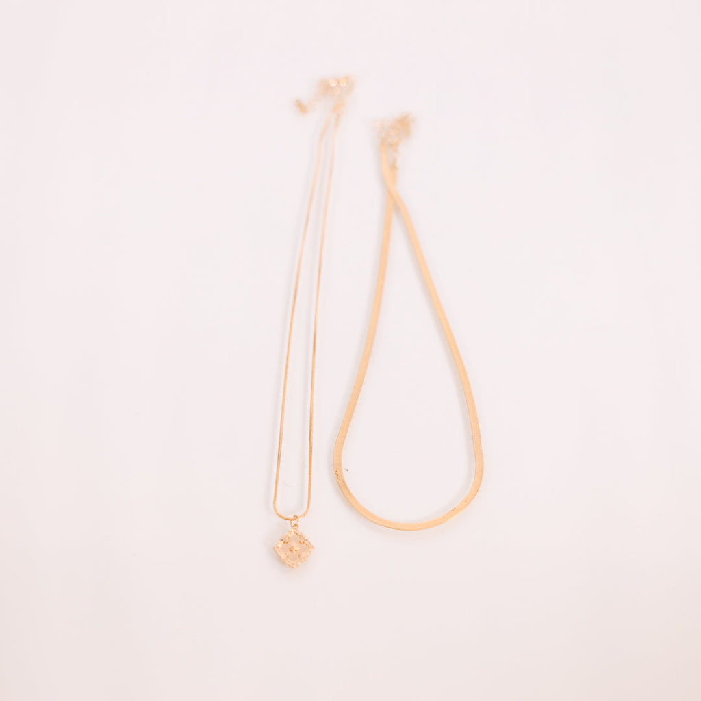Days Like These Necklace Set, Gold