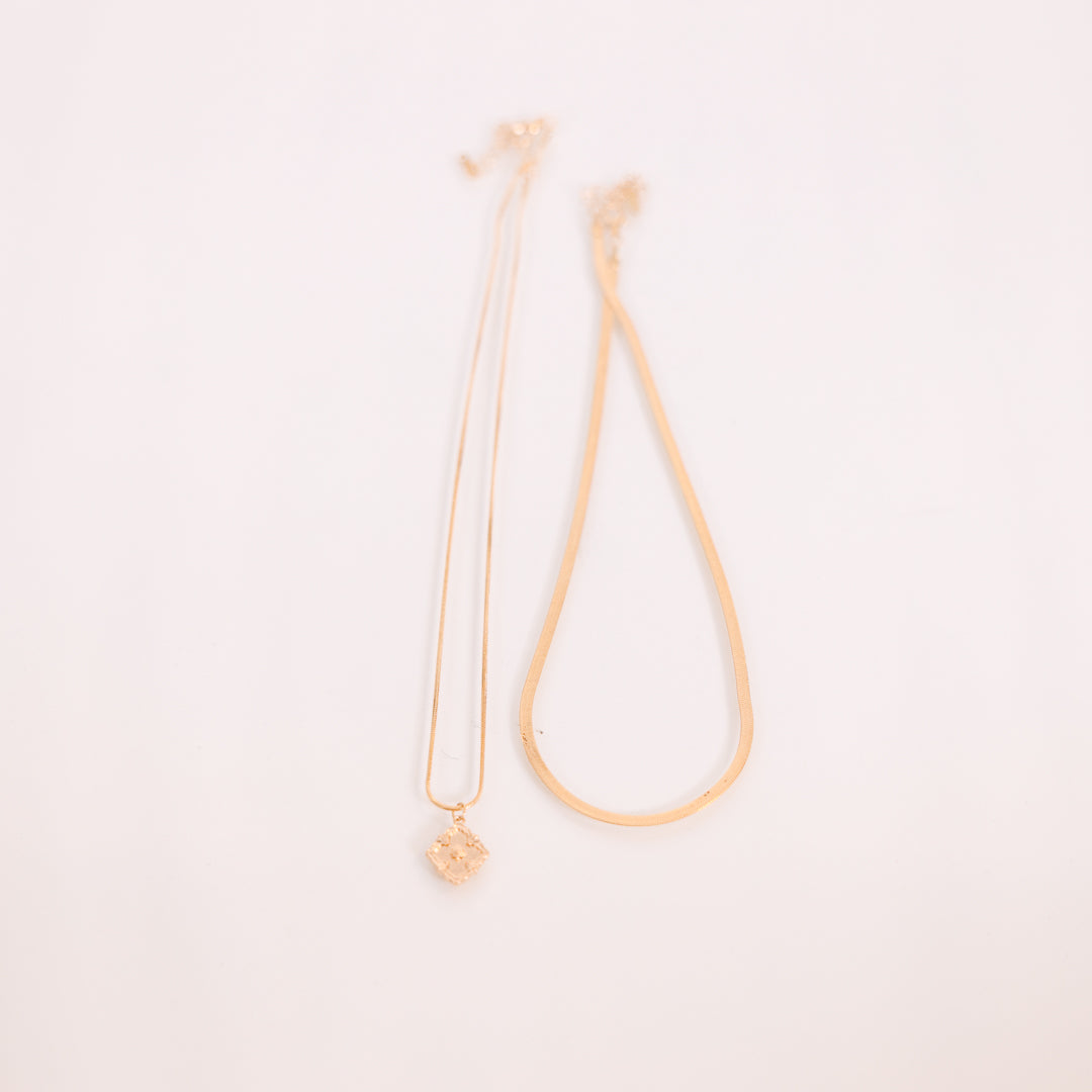 Days Like These Necklace Set, Gold