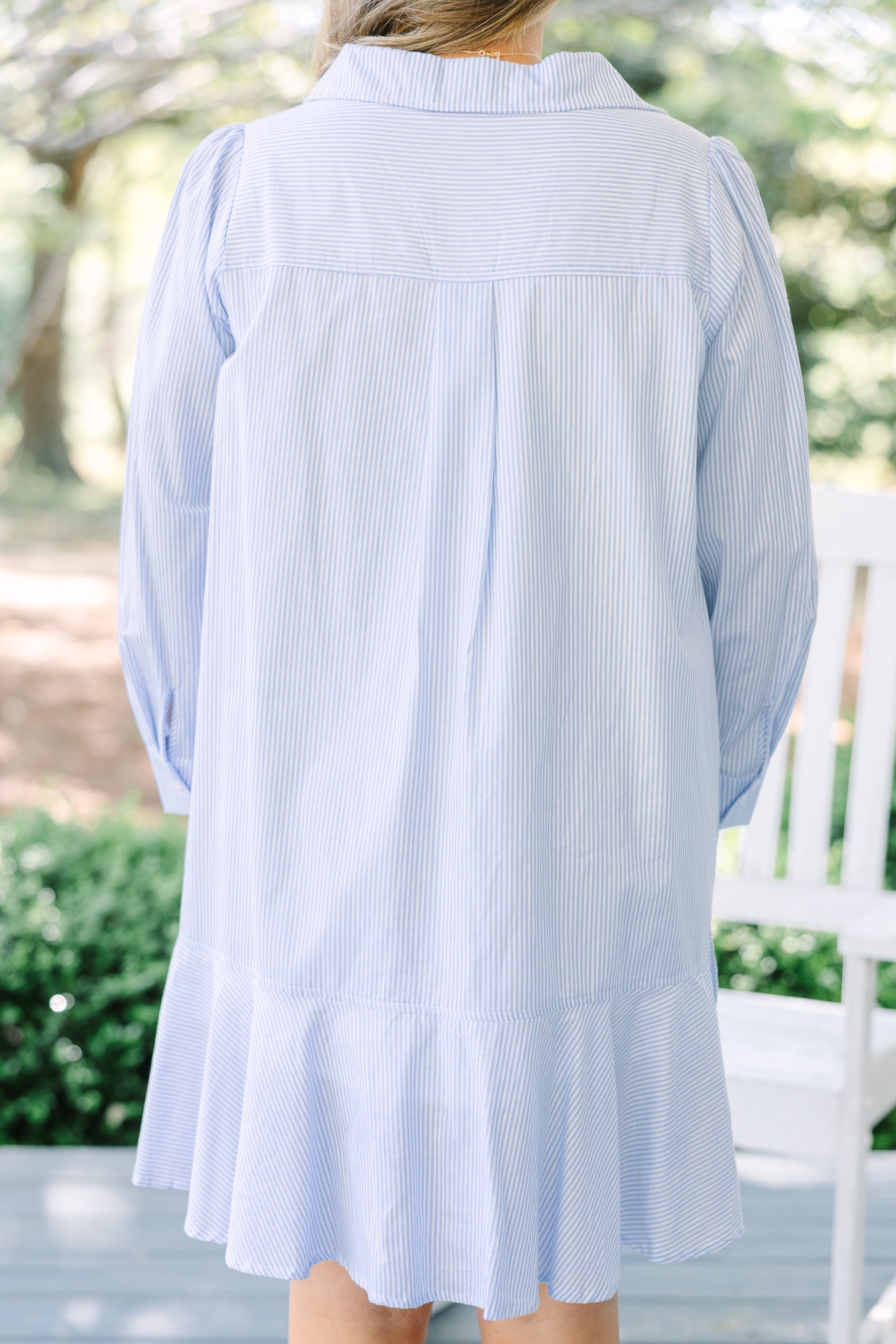 Days Like Today Dress, Blue Stripe