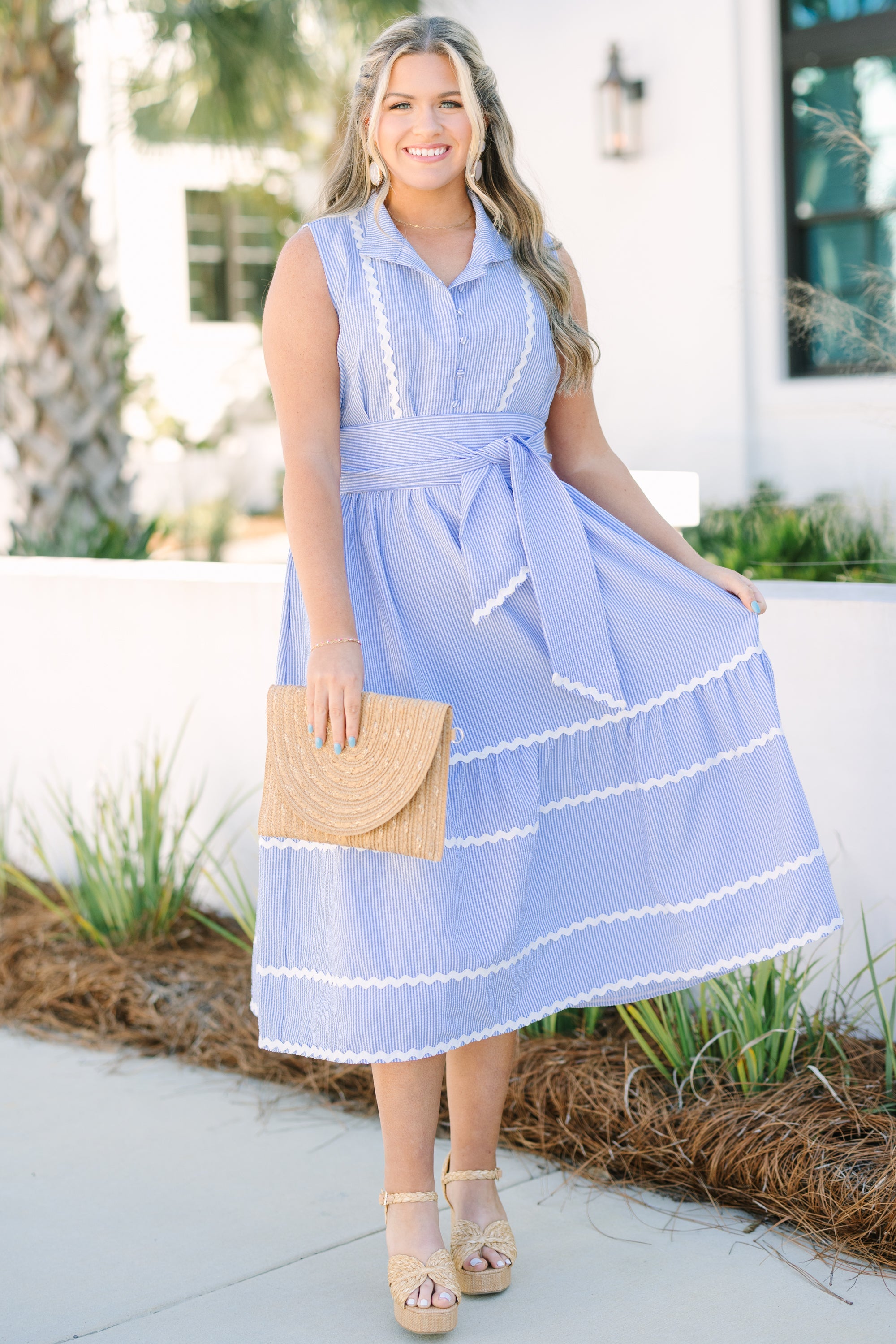 Delicate By Design Dress, Blue