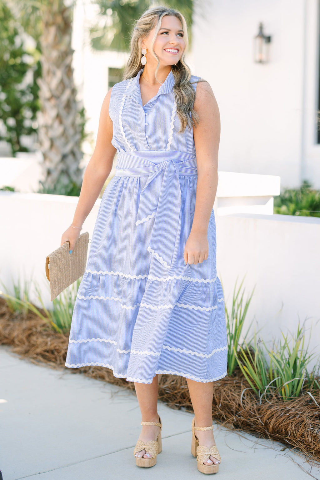 Delicate By Design Dress, Blue