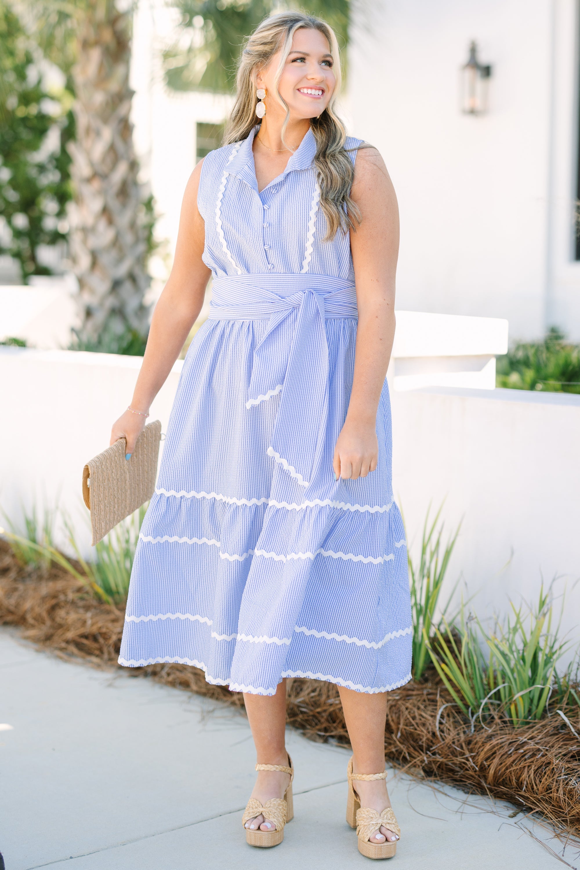 Delicate By Design Dress, Blue
