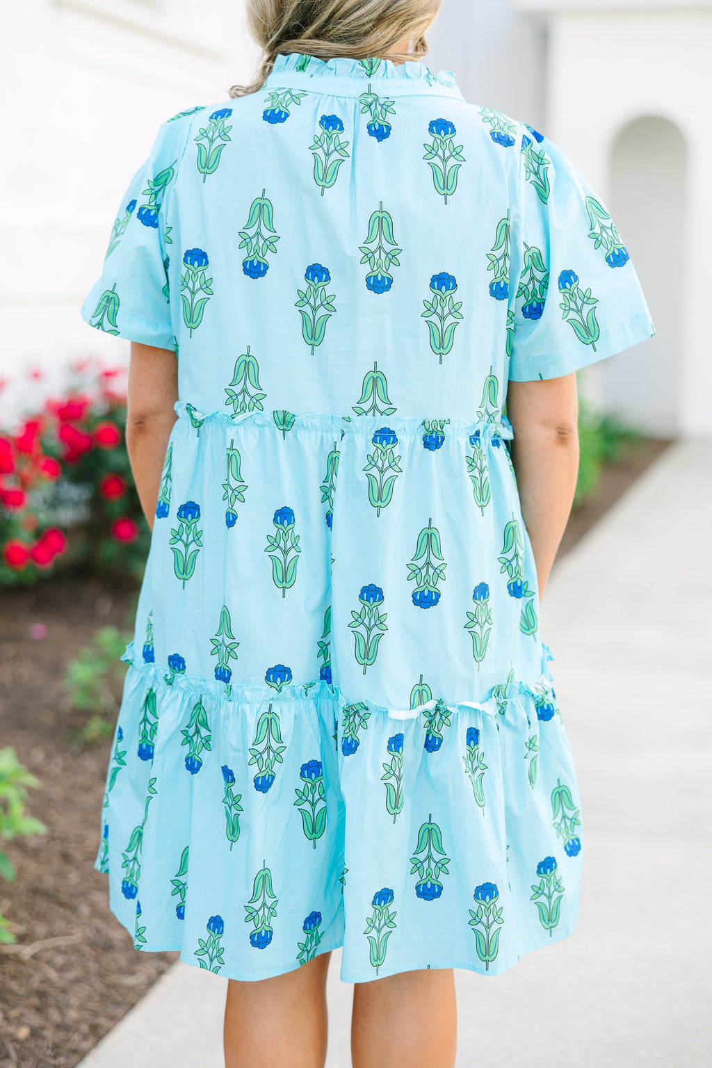 Distant Moon Dress, Turquoise