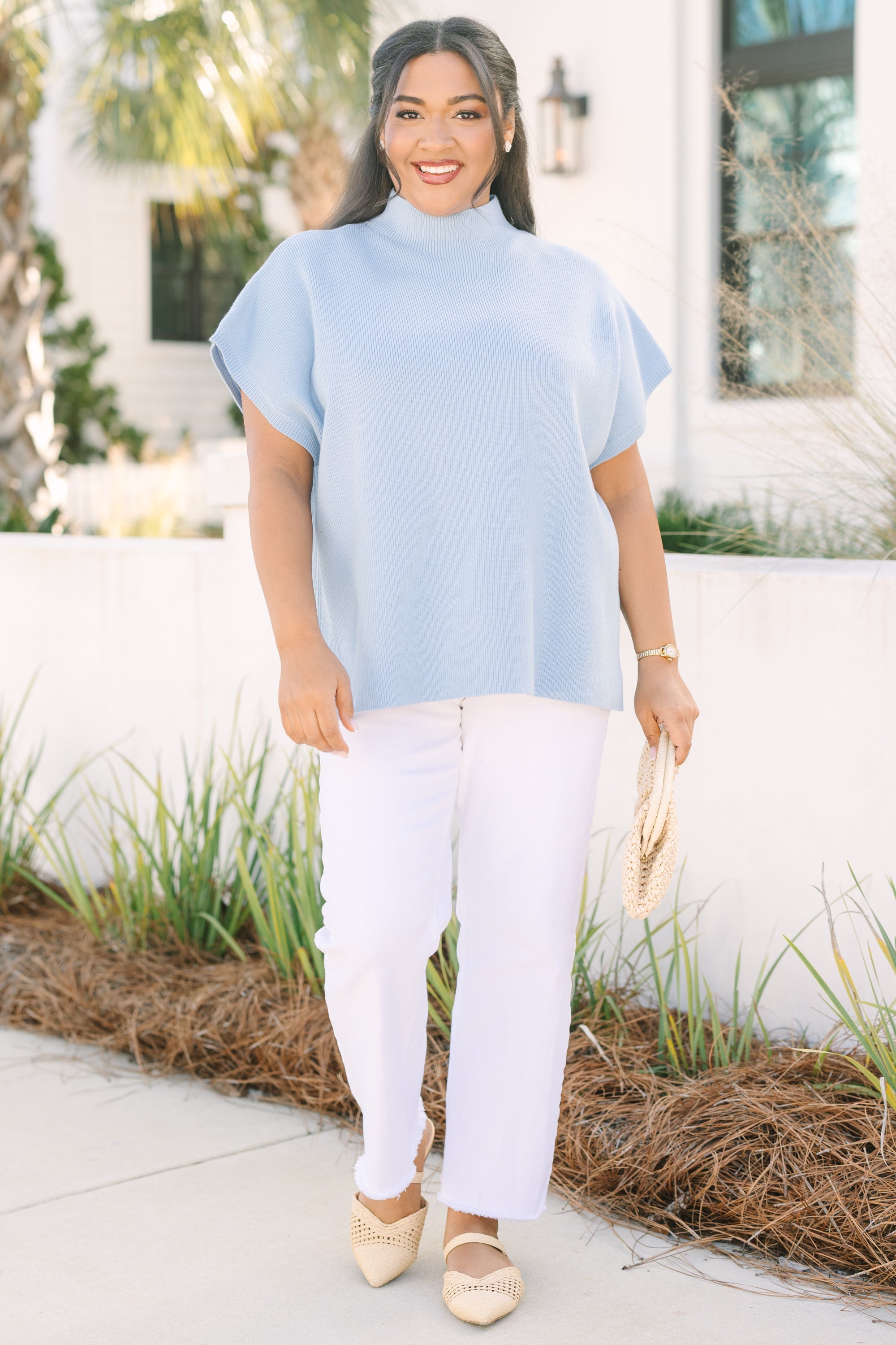 Do Anything Sweater, Blue