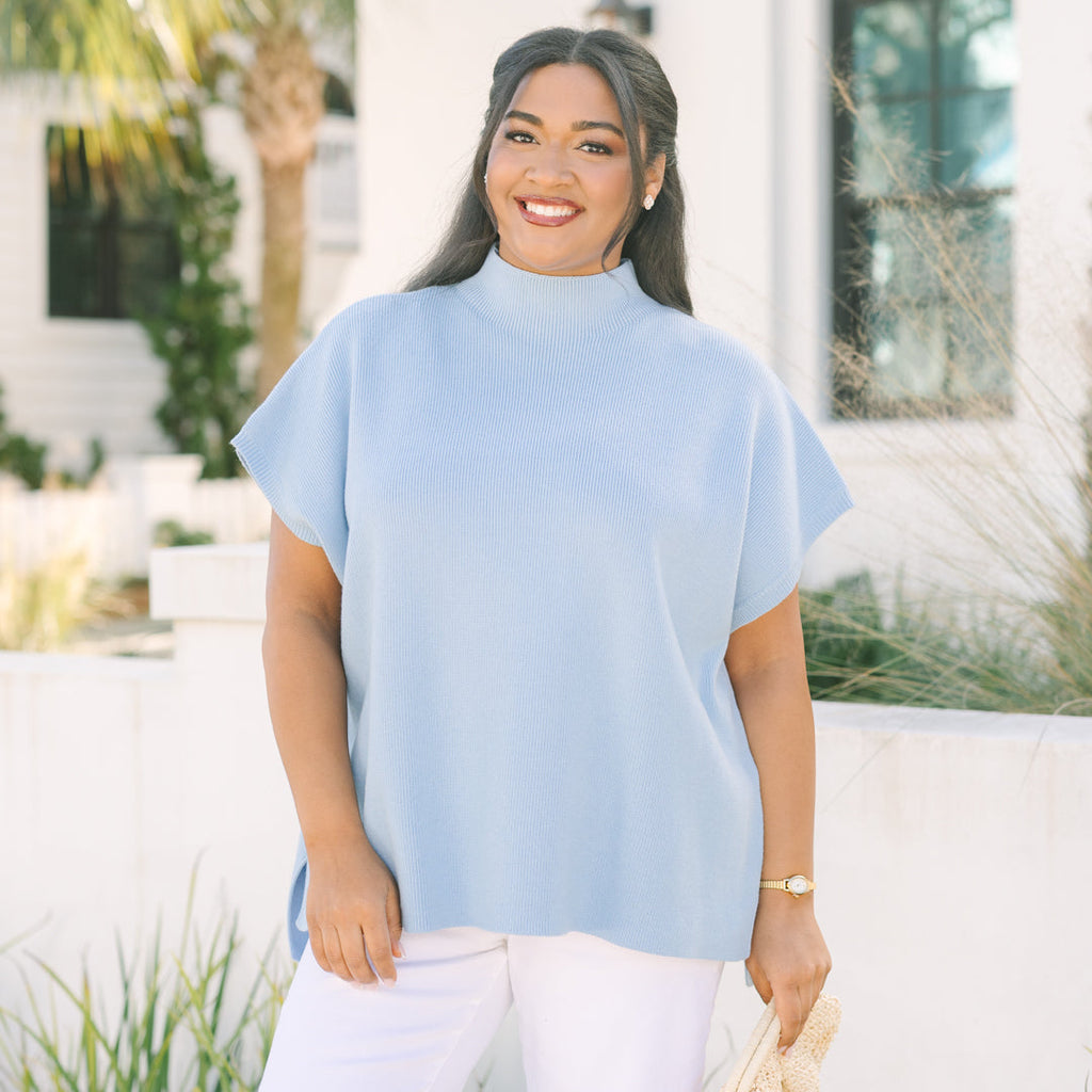 Do Anything Sweater, Blue