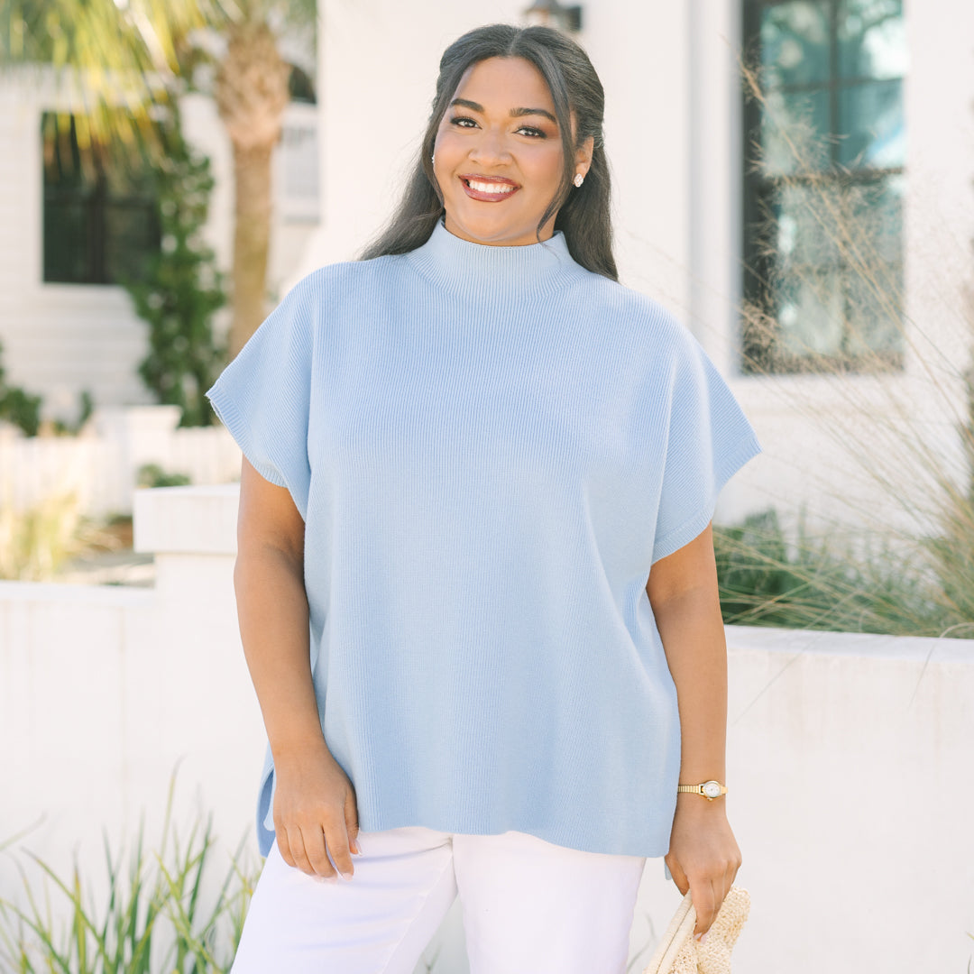 Do Anything Sweater, Blue