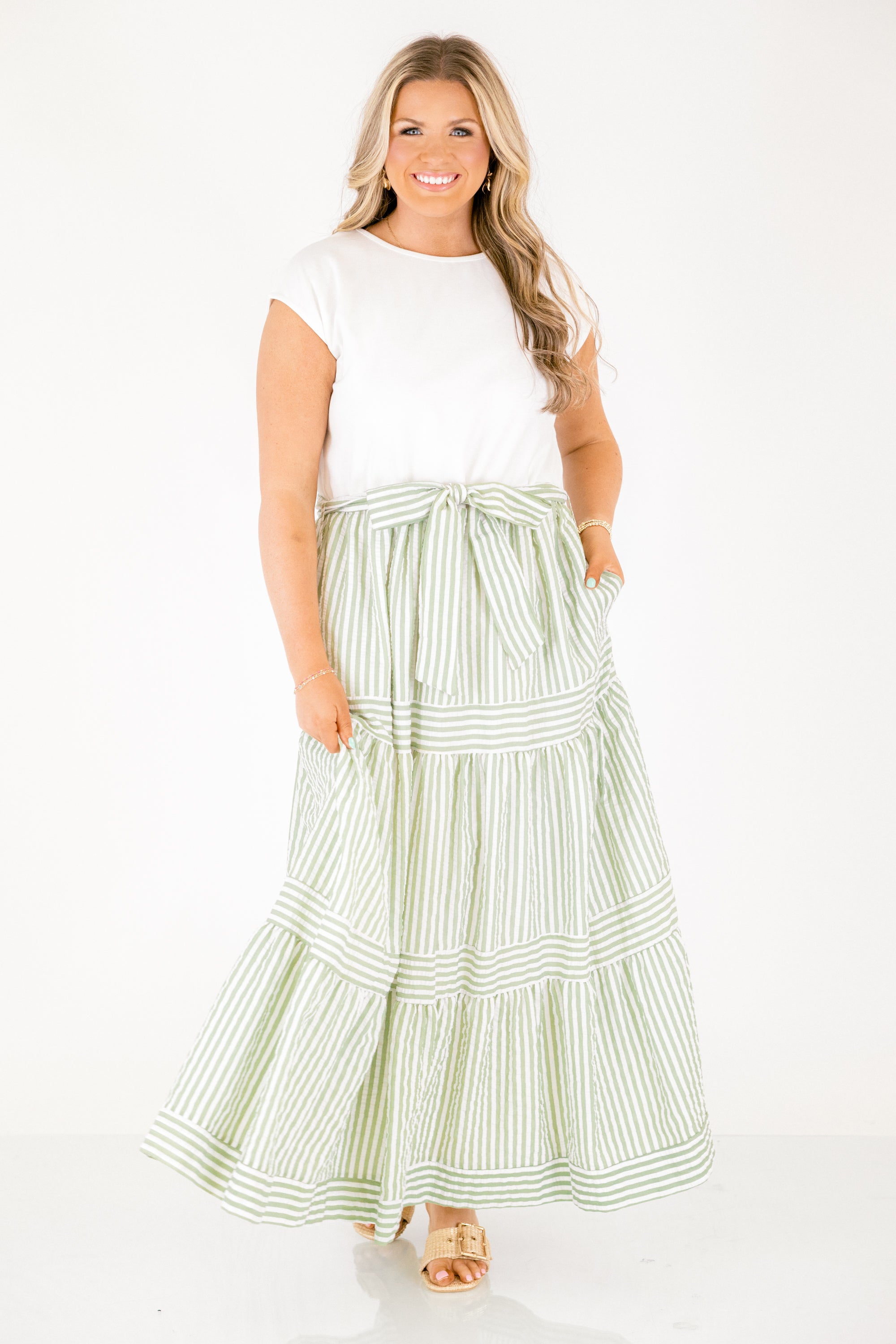 Doing It My Way Dress, Green