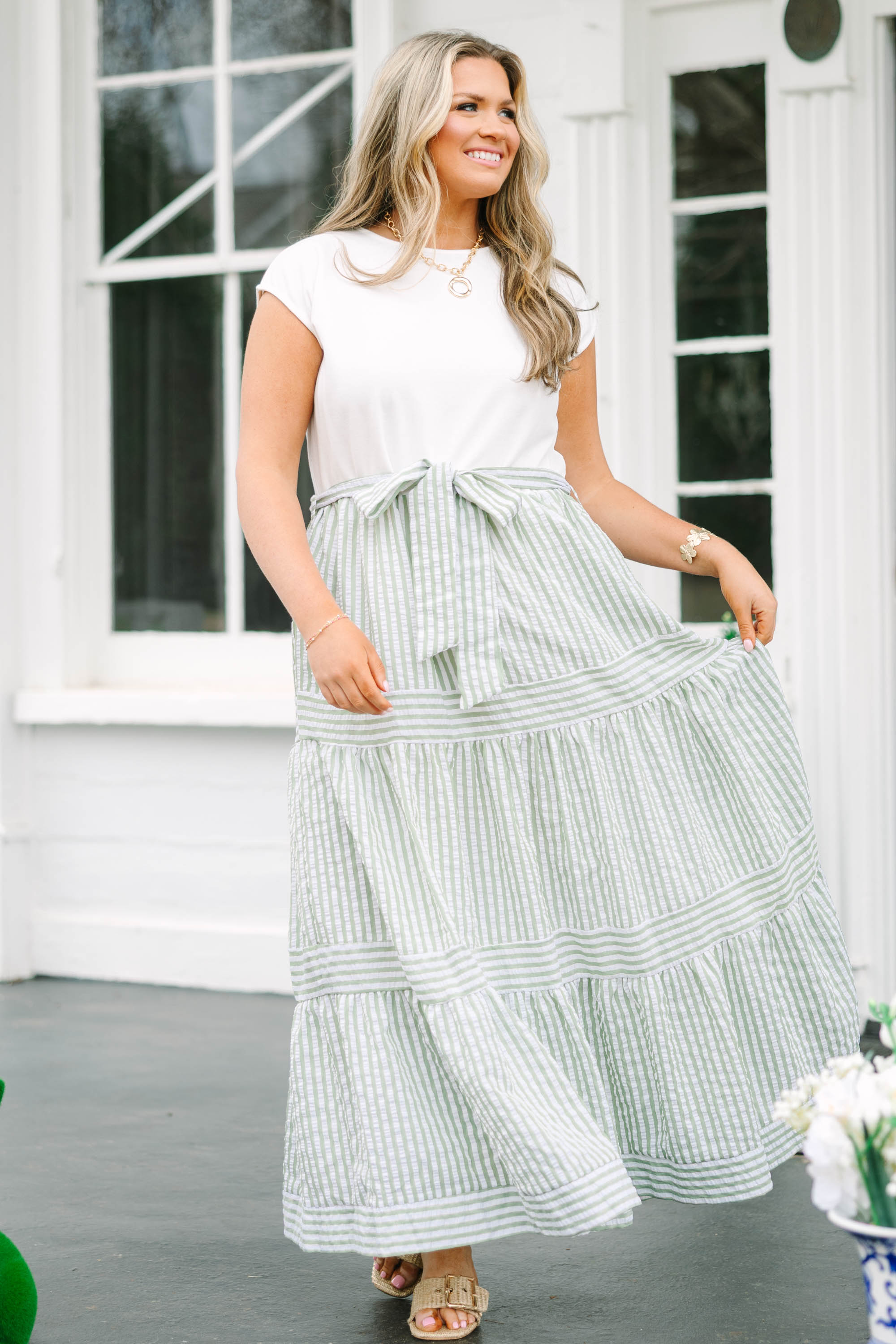 Doing It My Way Dress, Green