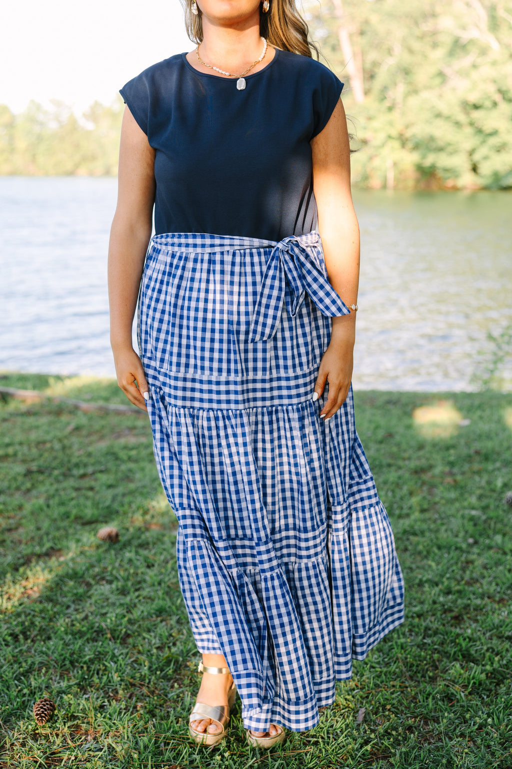 Doing It My Way Dress, Navy