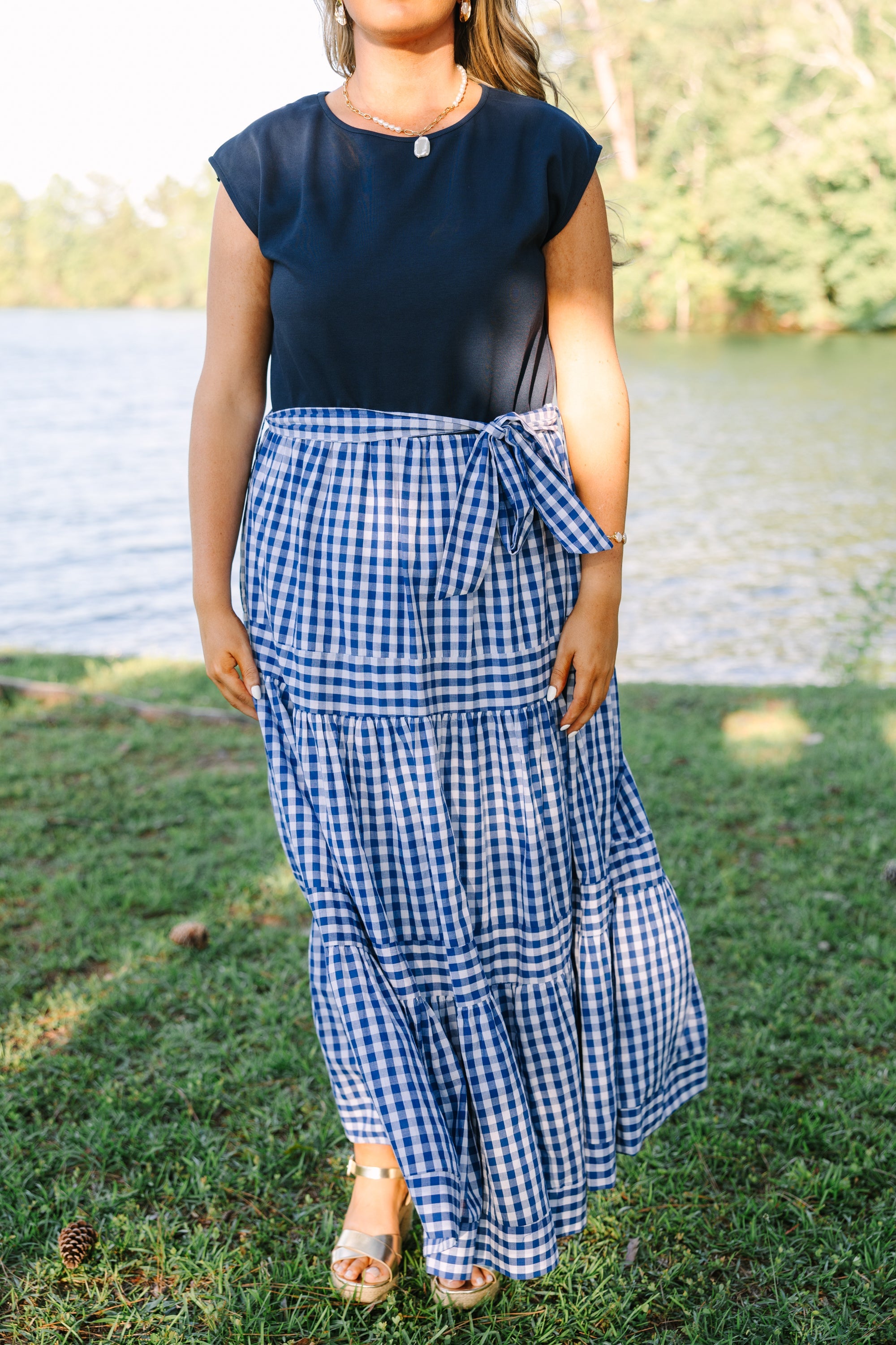 Doing It My Way Dress, Navy