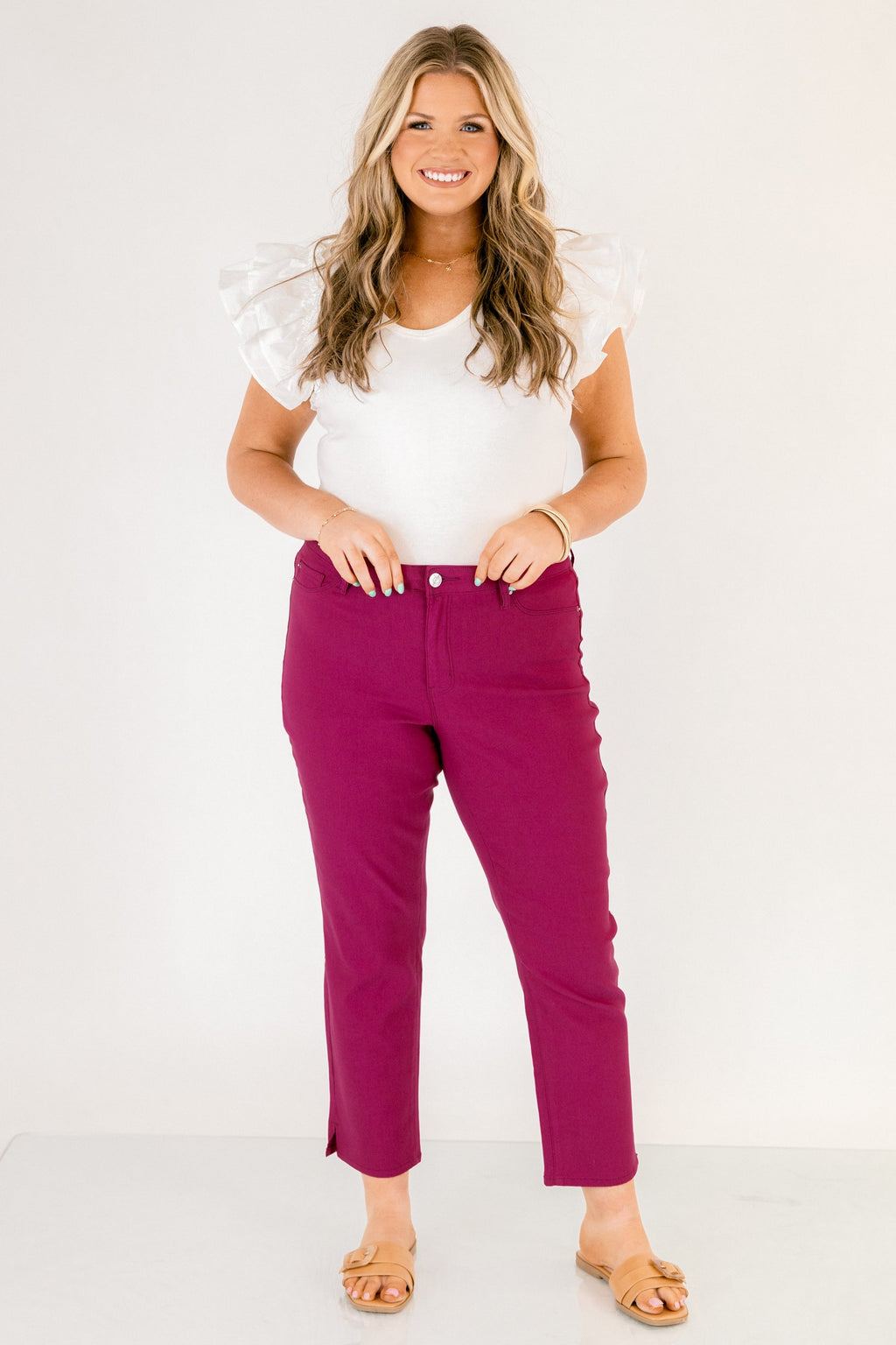 Do It All Pants, Fuchsia