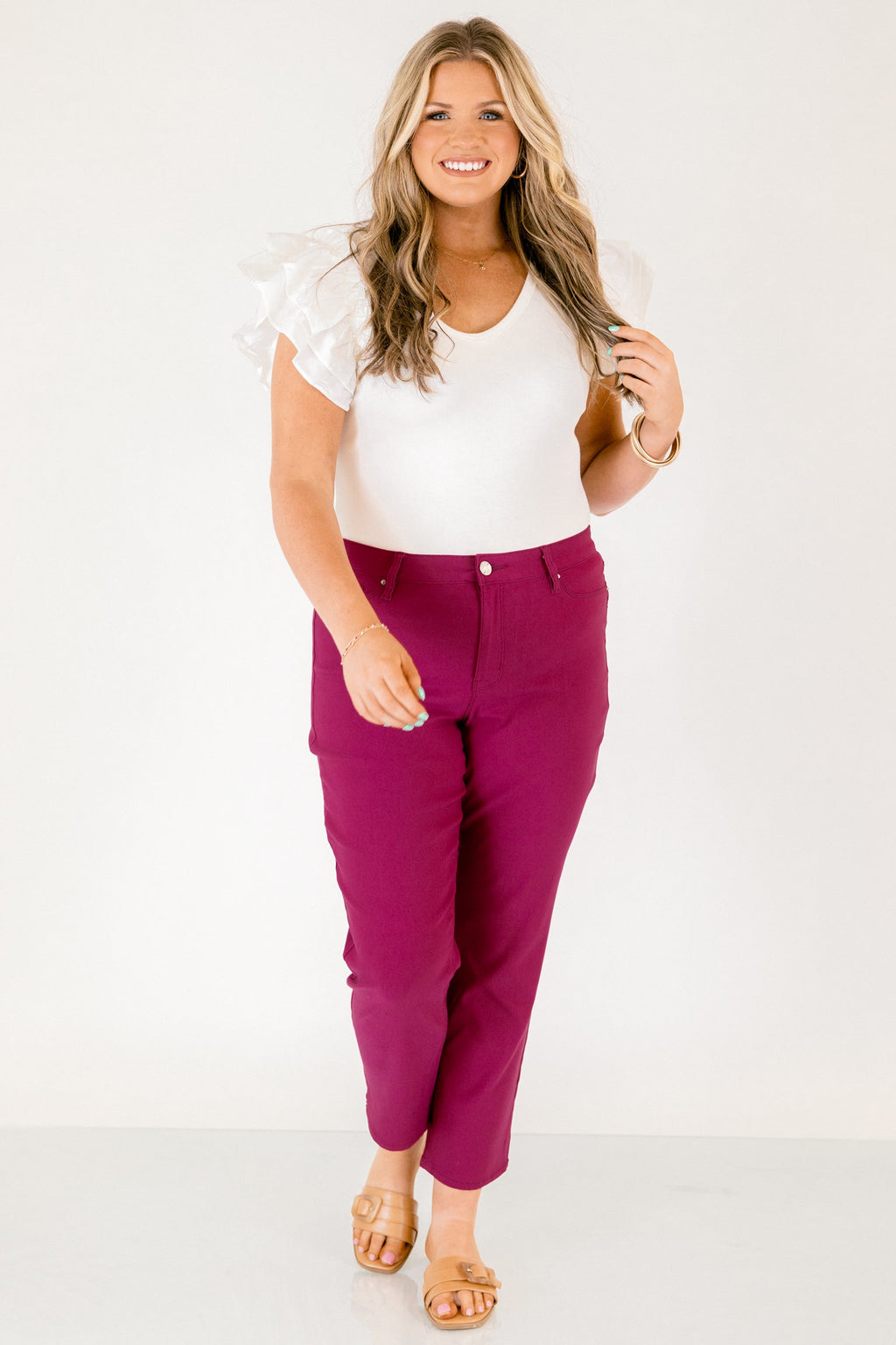 Do It All Pants, Fuchsia
