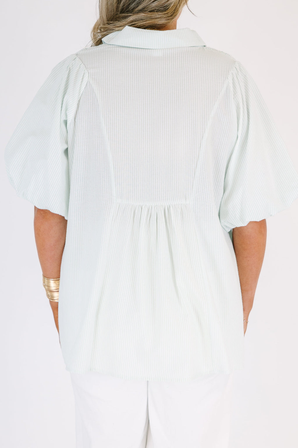 Do It All Top, Green Stripe