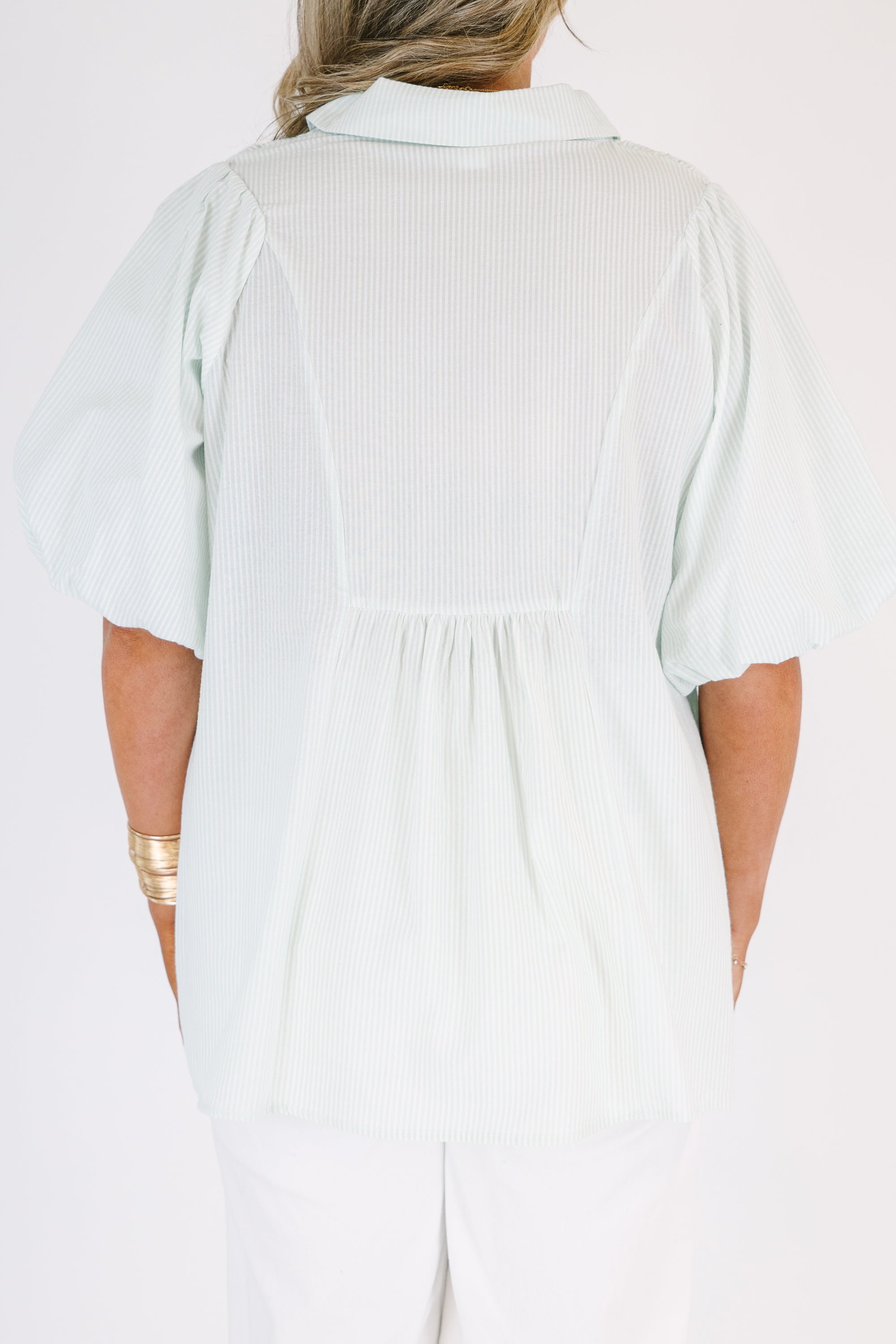 Do It All Top, Green Stripe