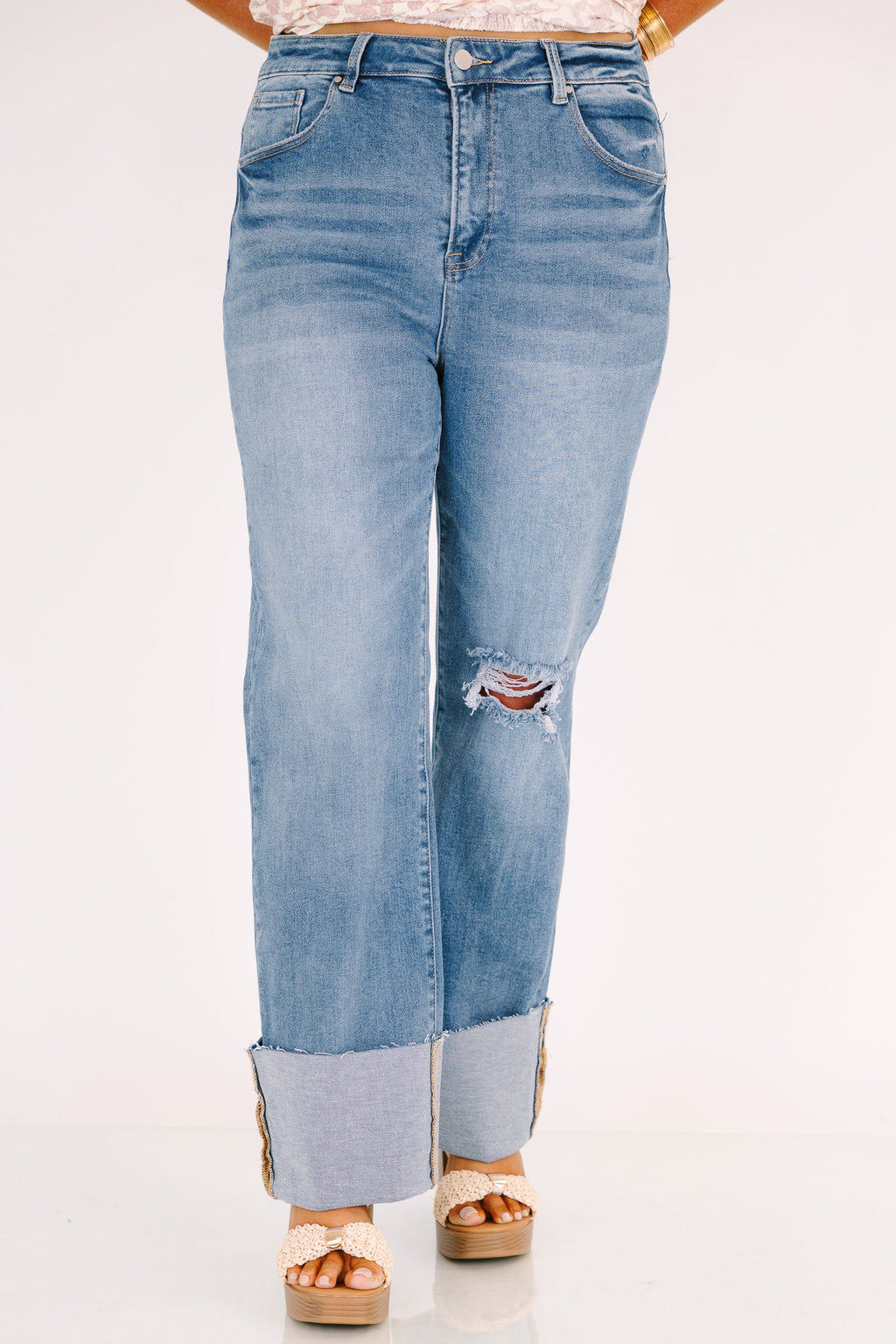 Do It For Yourself Jeans, Medium Wash