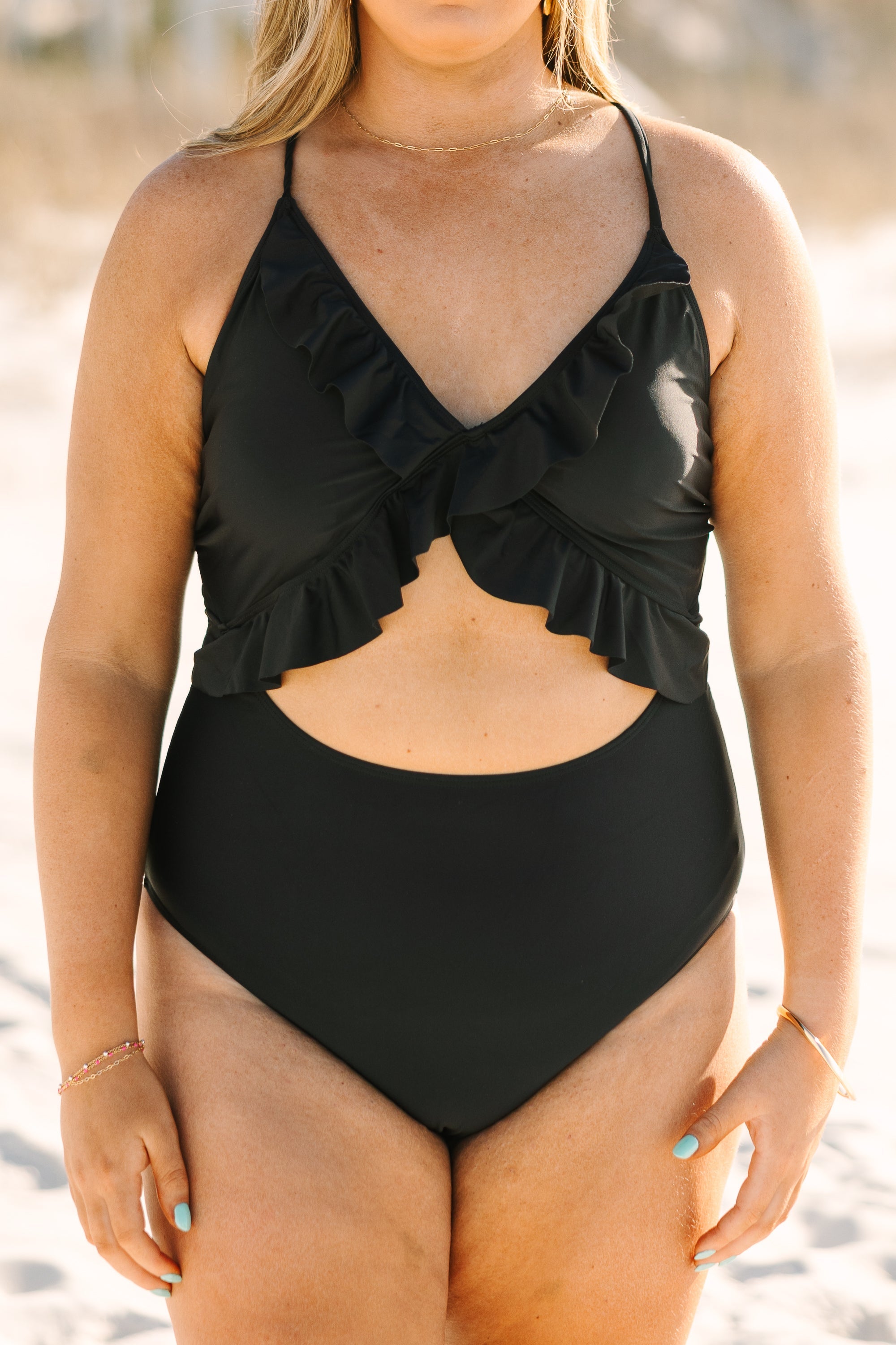 Do Not Disturb Swimsuit, Black