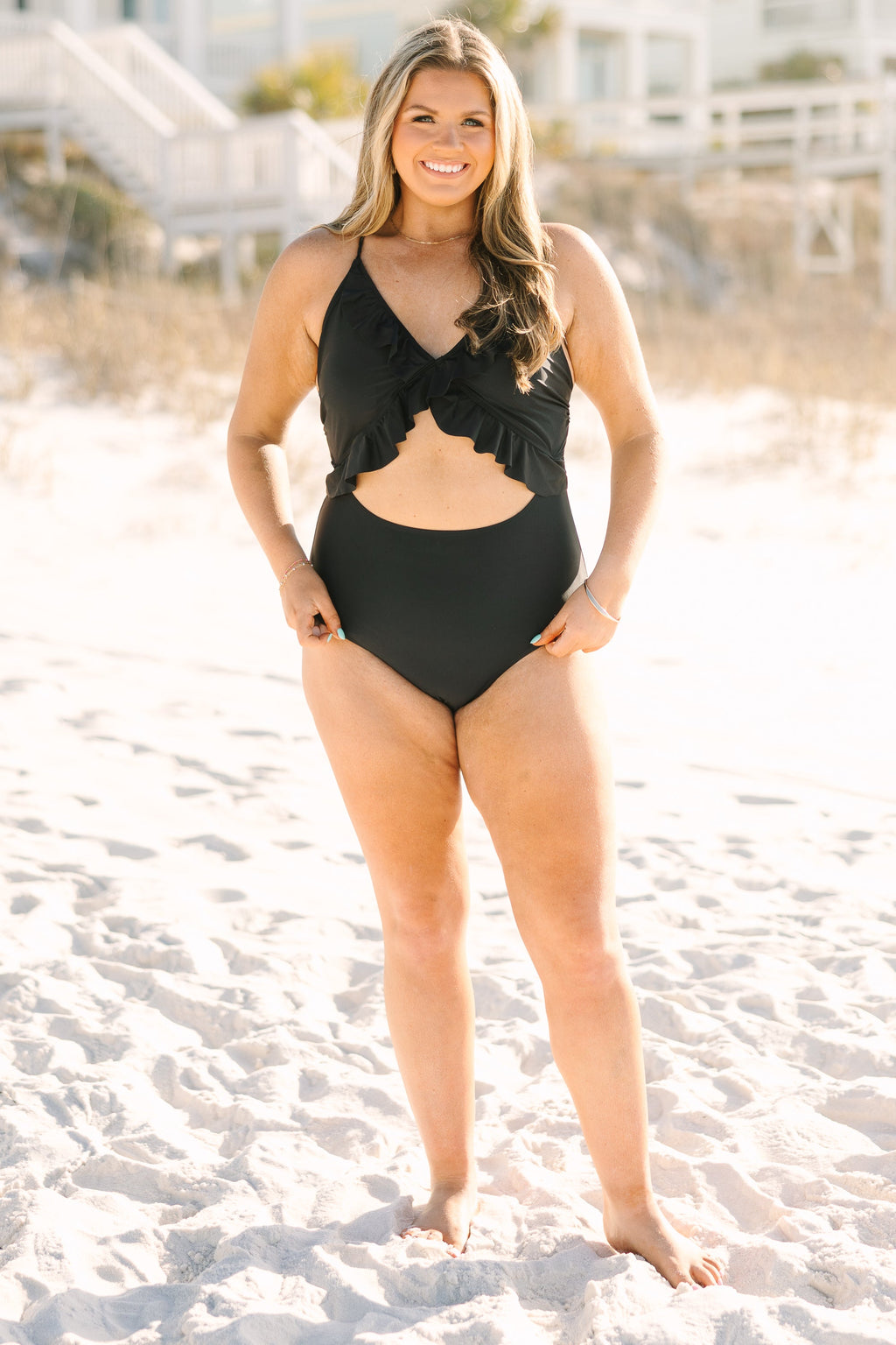 Do Not Disturb Swimsuit, Black