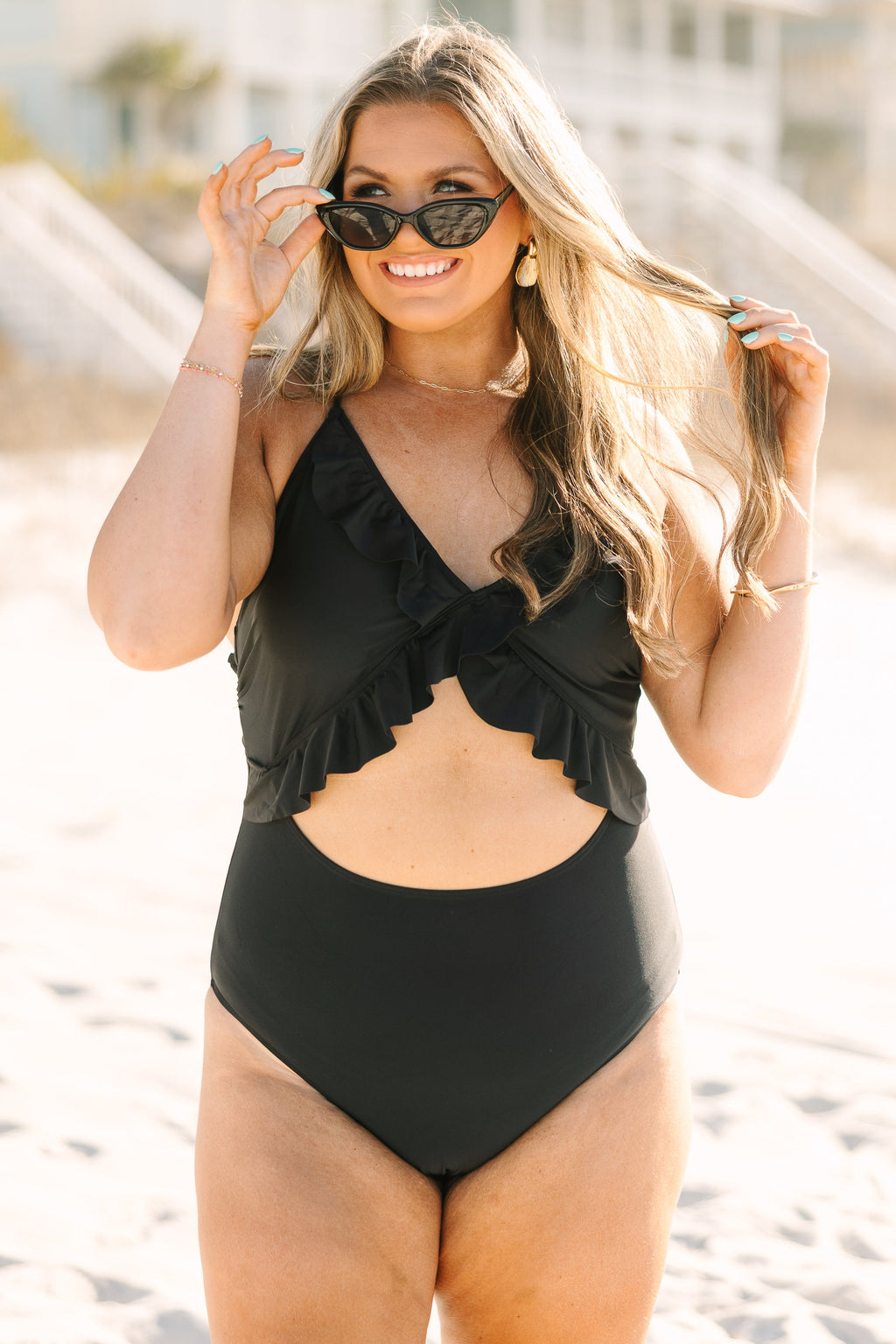 Do Not Disturb Swimsuit, Black