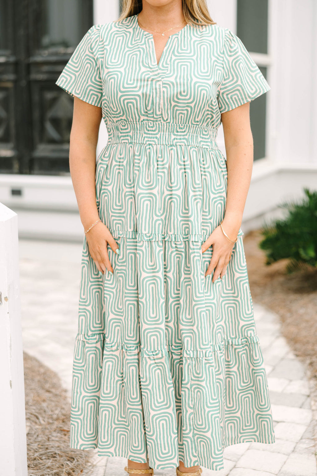 Don't Mention It Dress, Turquoise