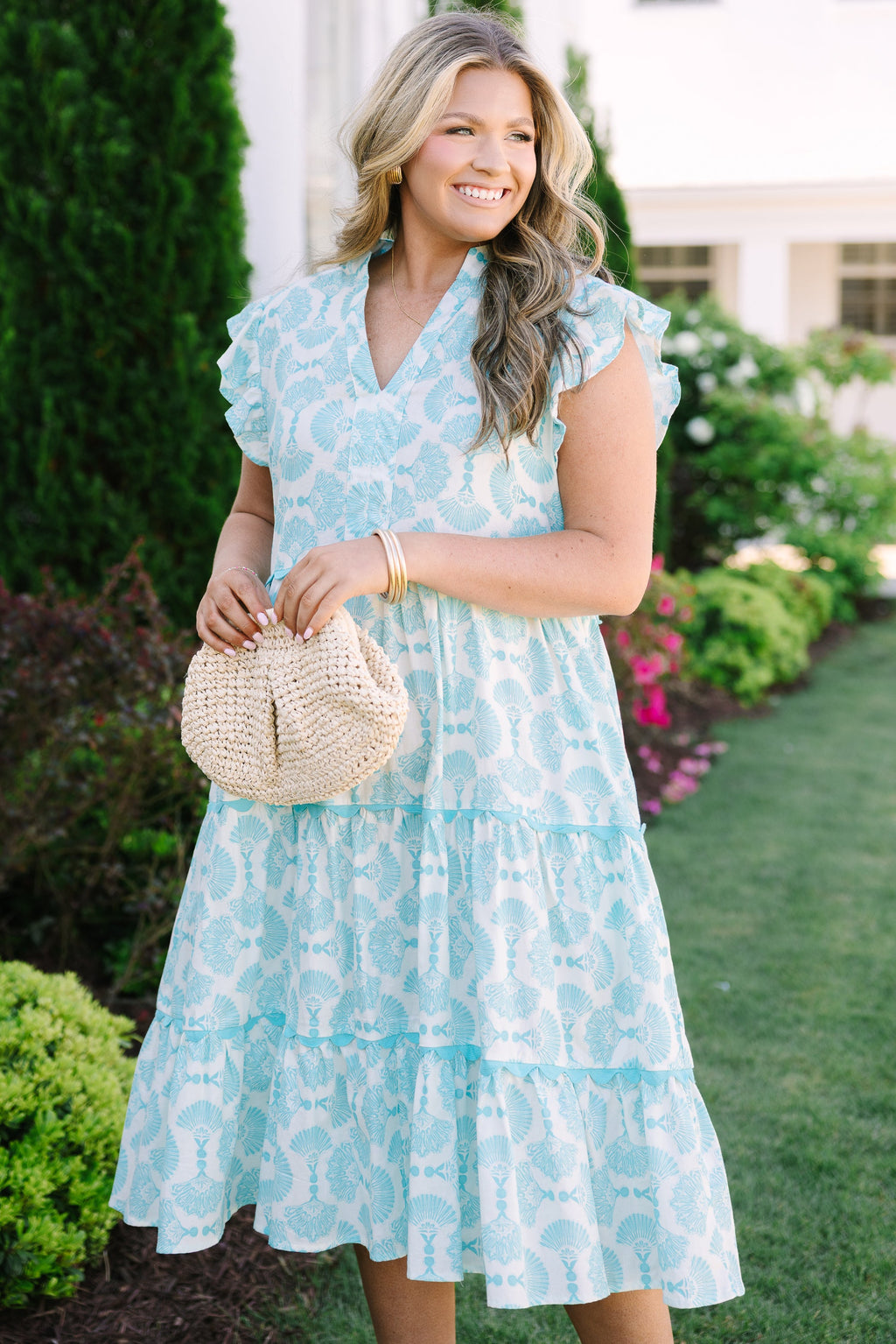 Dreams Of Us Dress, Turquoise
