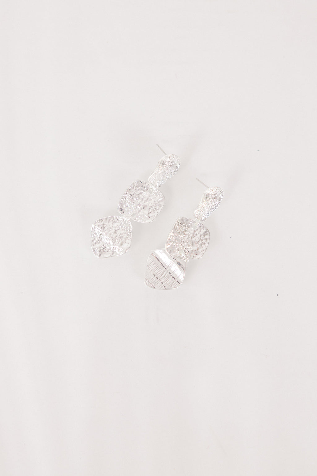 Dress Me Up Drop Earrings, Silver