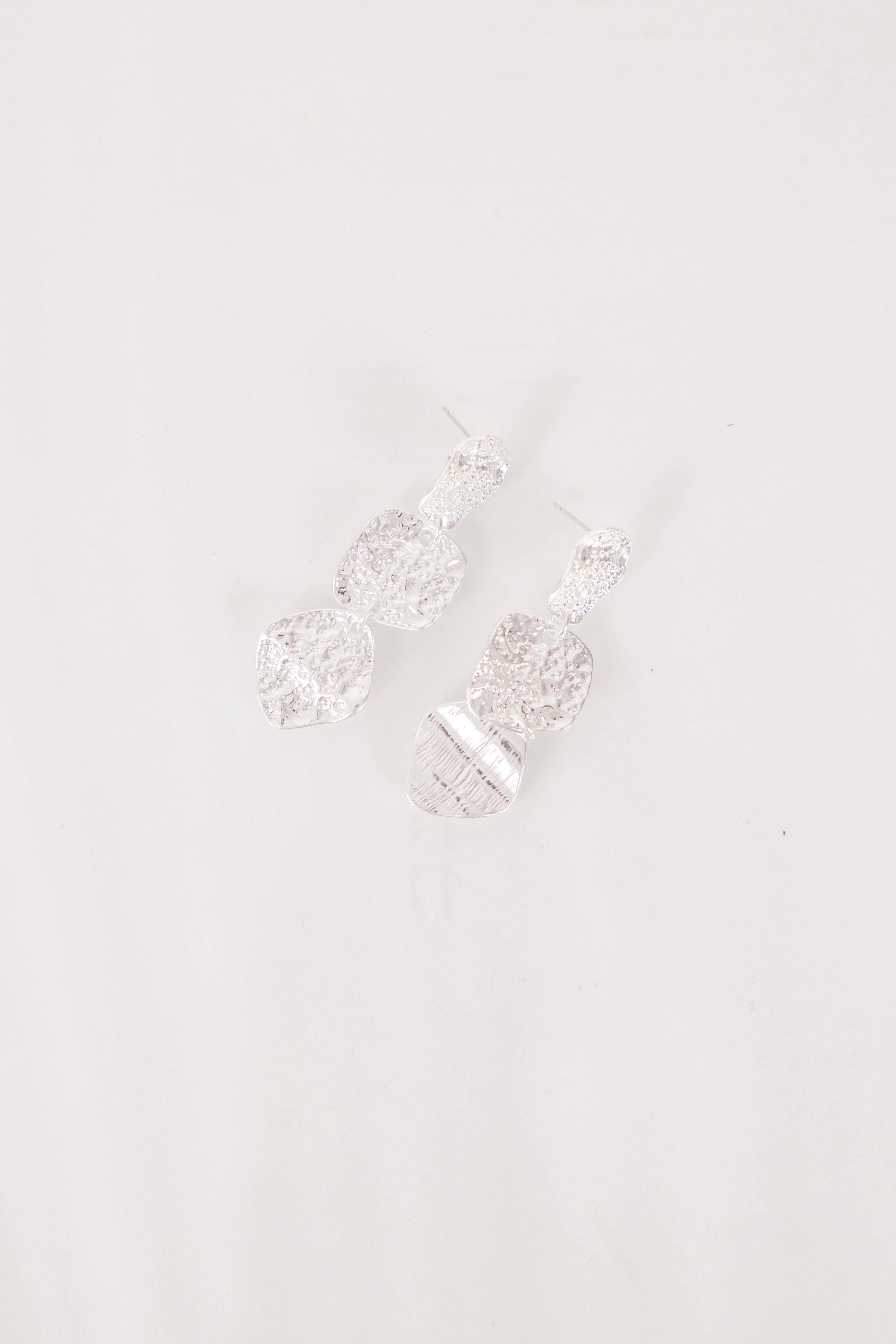 Dress Me Up Drop Earrings, Silver