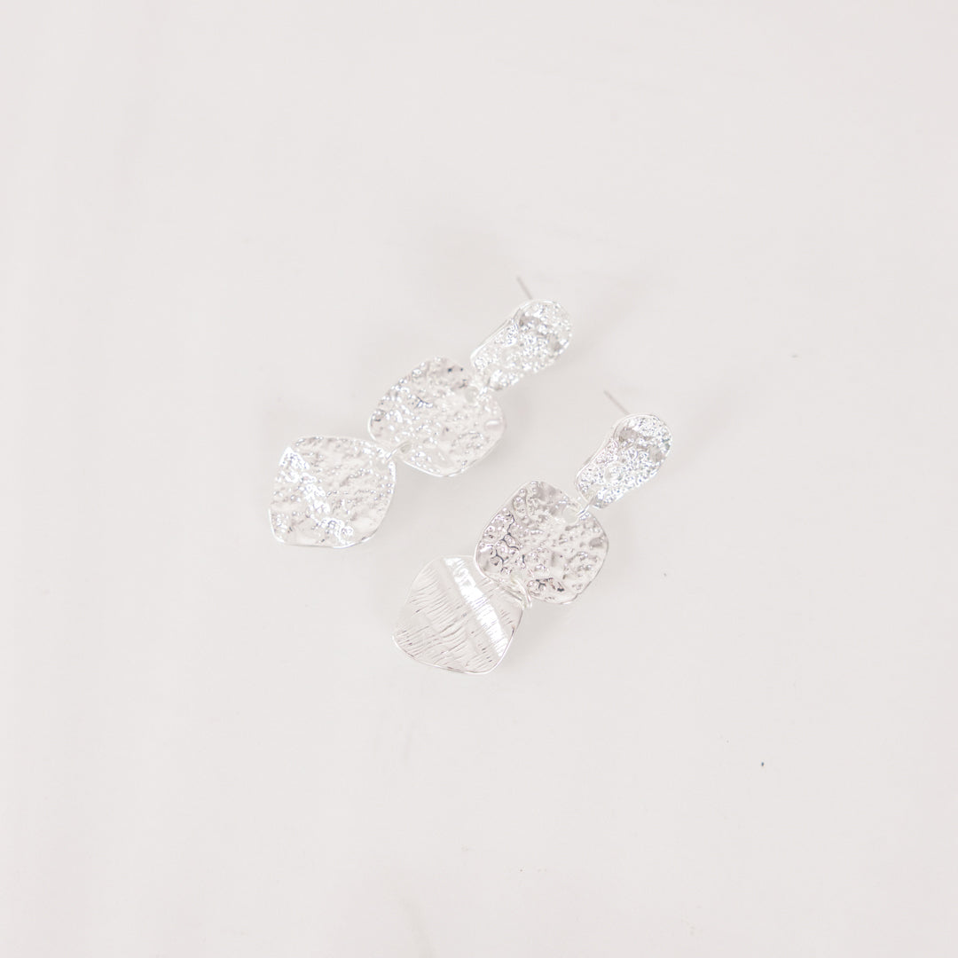 Dress Me Up Drop Earrings, Silver