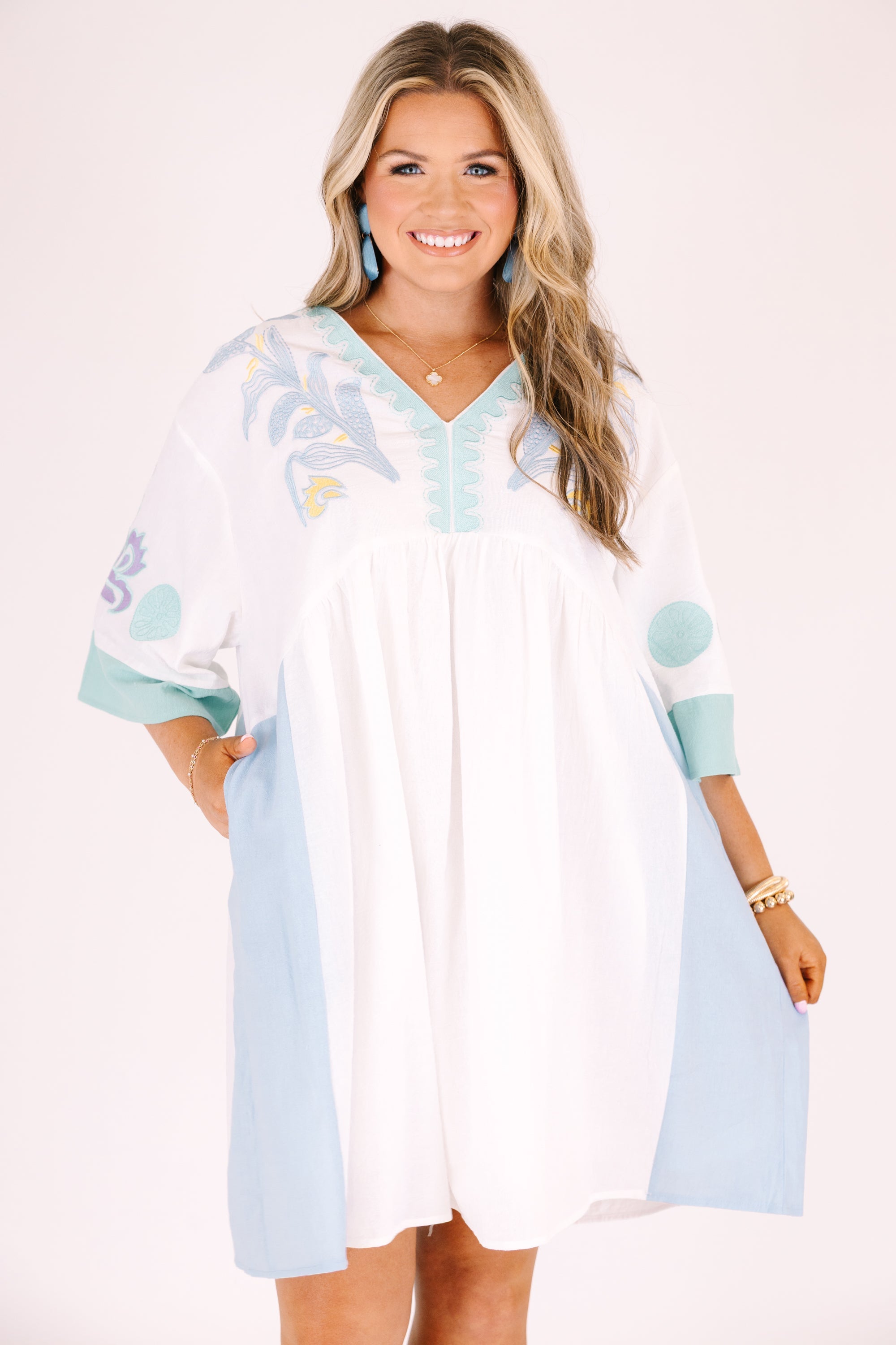 Drifting Muse Dress, Seafoam