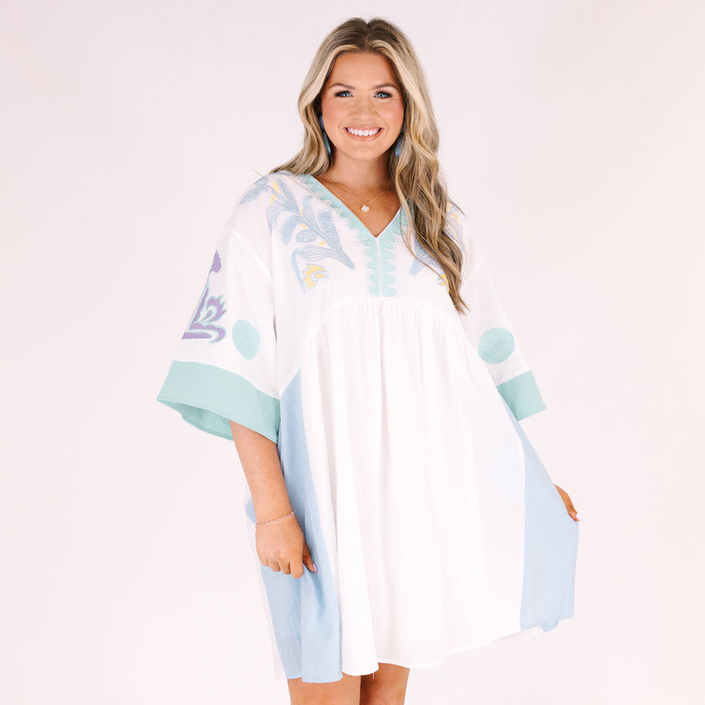 Drifting Muse Dress, Seafoam