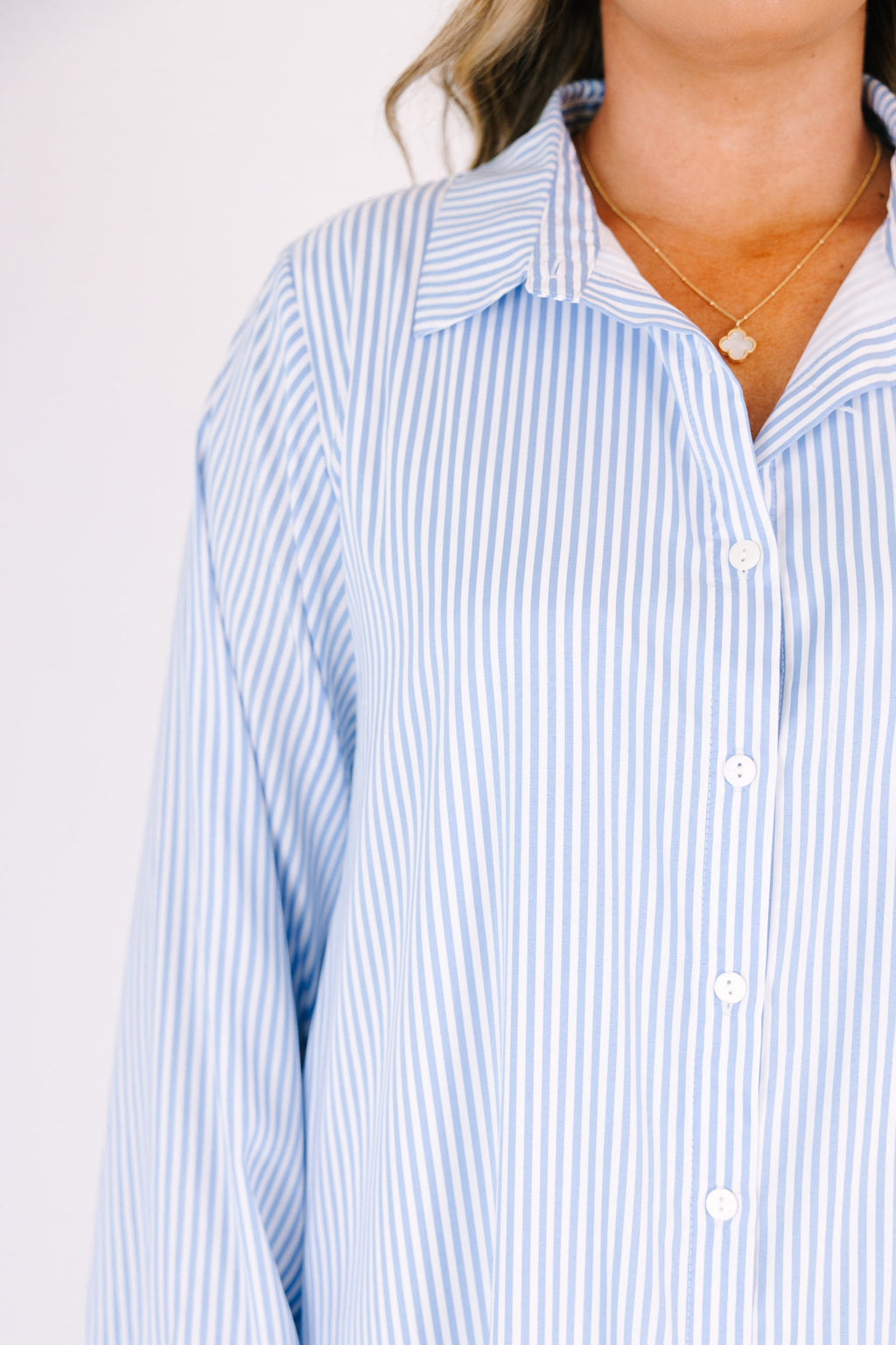 Easy To Adore Dress, Blue Stripe